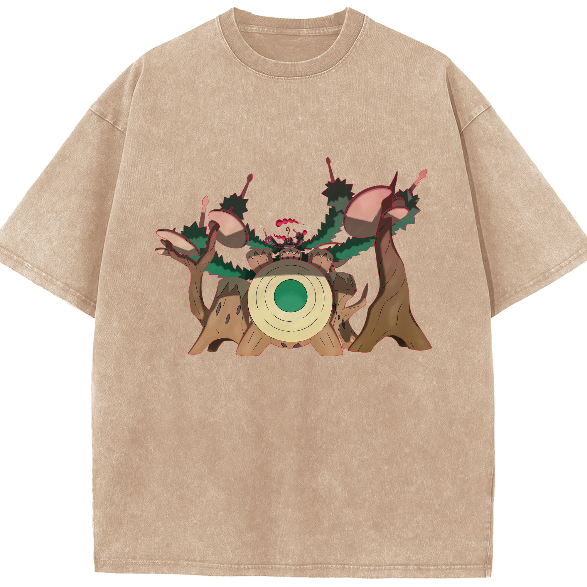 （画像用） ポケットモンスター Pokémon 綿100% ヴィンテージ風 半袖Tシャツ（フロントプリント）