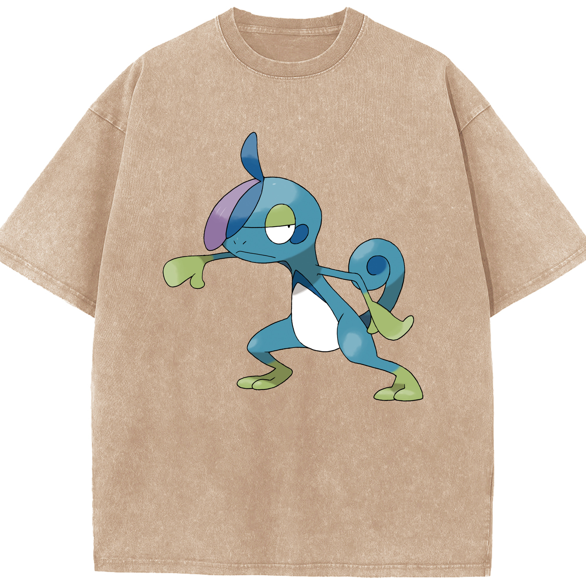 （画像用） ポケットモンスター Pokémon 綿100% ヴィンテージ風 半袖Tシャツ（フロントプリント）