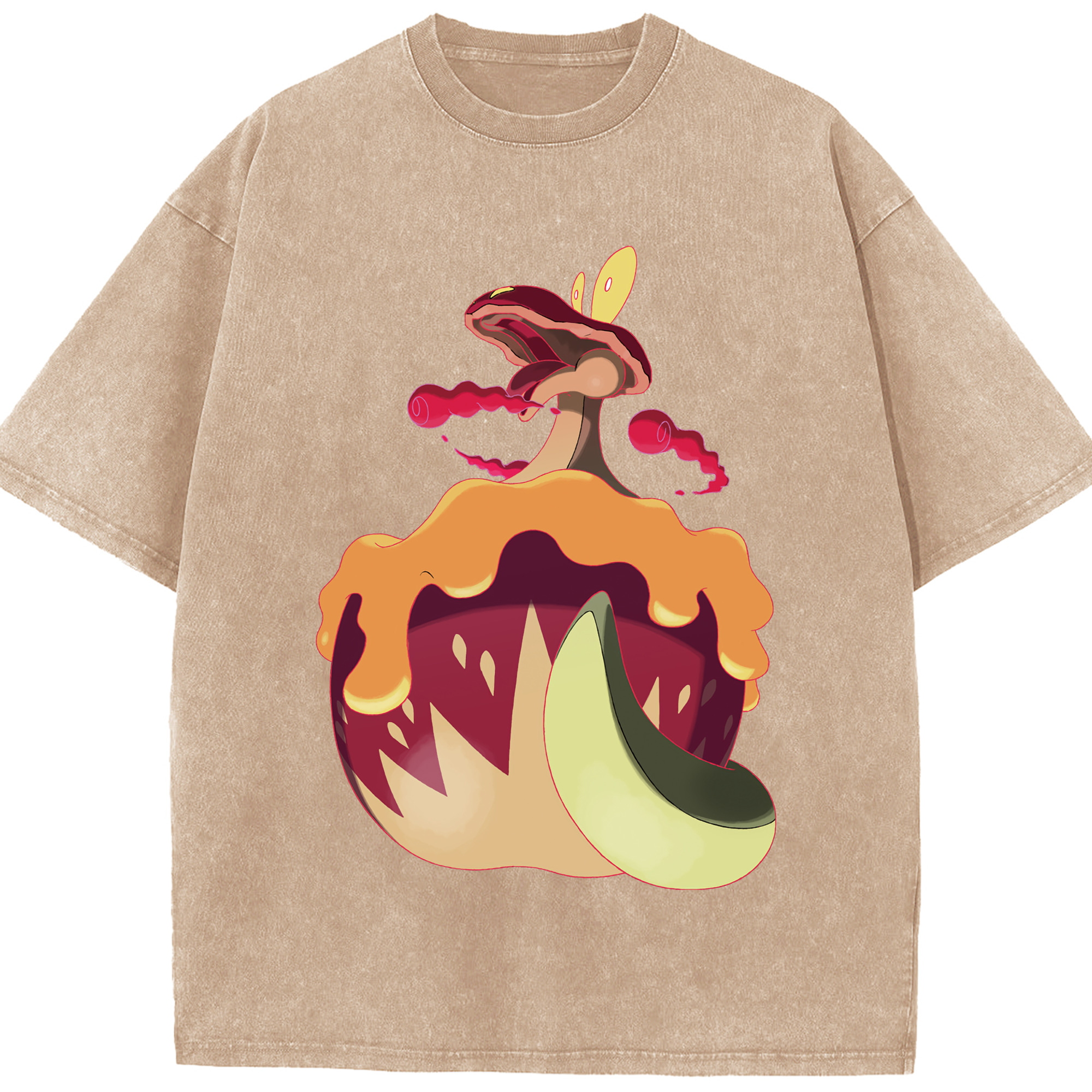 （画像用） ポケットモンスター Pokémon 綿100% ヴィンテージ風 半袖Tシャツ（フロントプリント）