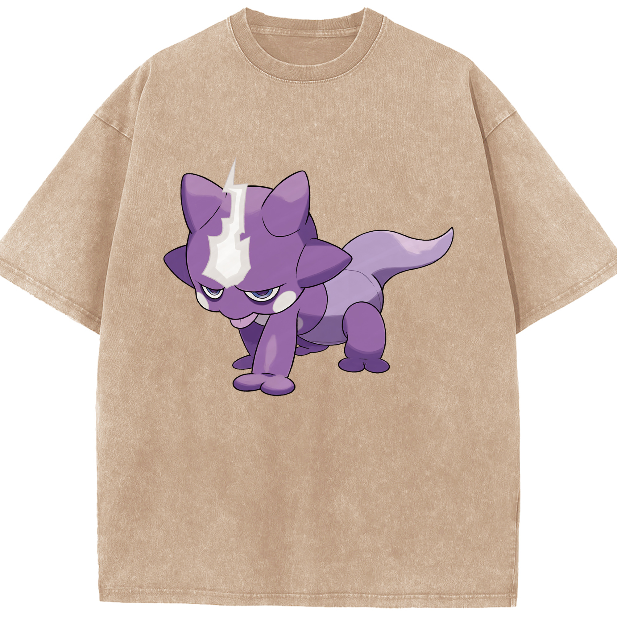 （画像用） ポケットモンスター Pokémon 綿100% ヴィンテージ風 半袖Tシャツ（フロントプリント）