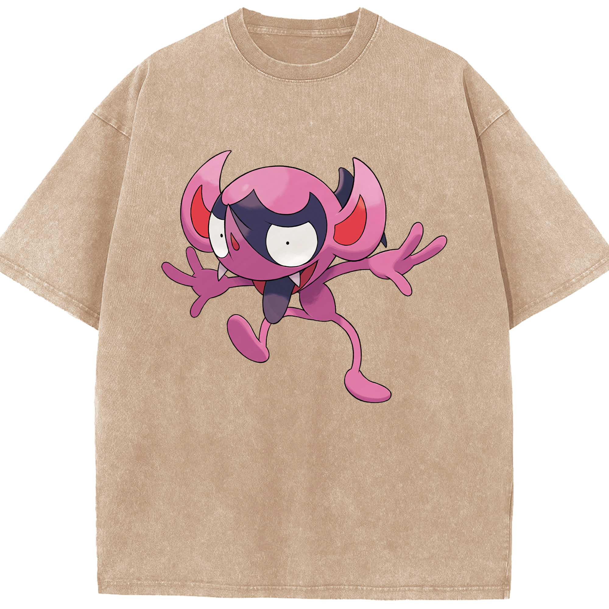 （画像用） ポケットモンスター Pokémon 綿100% ヴィンテージ風 半袖Tシャツ（フロントプリント）