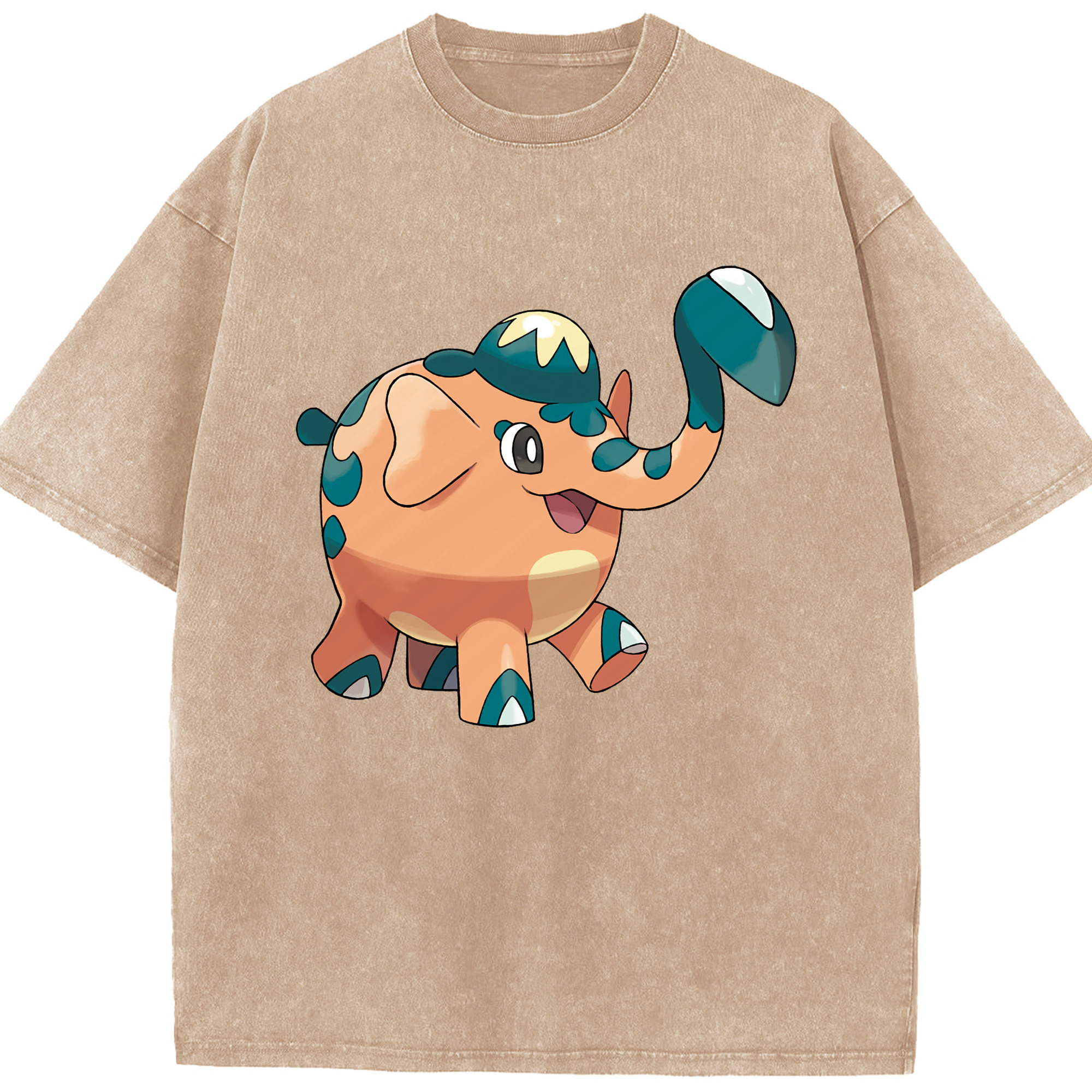 （画像用） ポケットモンスター Pokémon 綿100% ヴィンテージ風 半袖Tシャツ（フロントプリント）