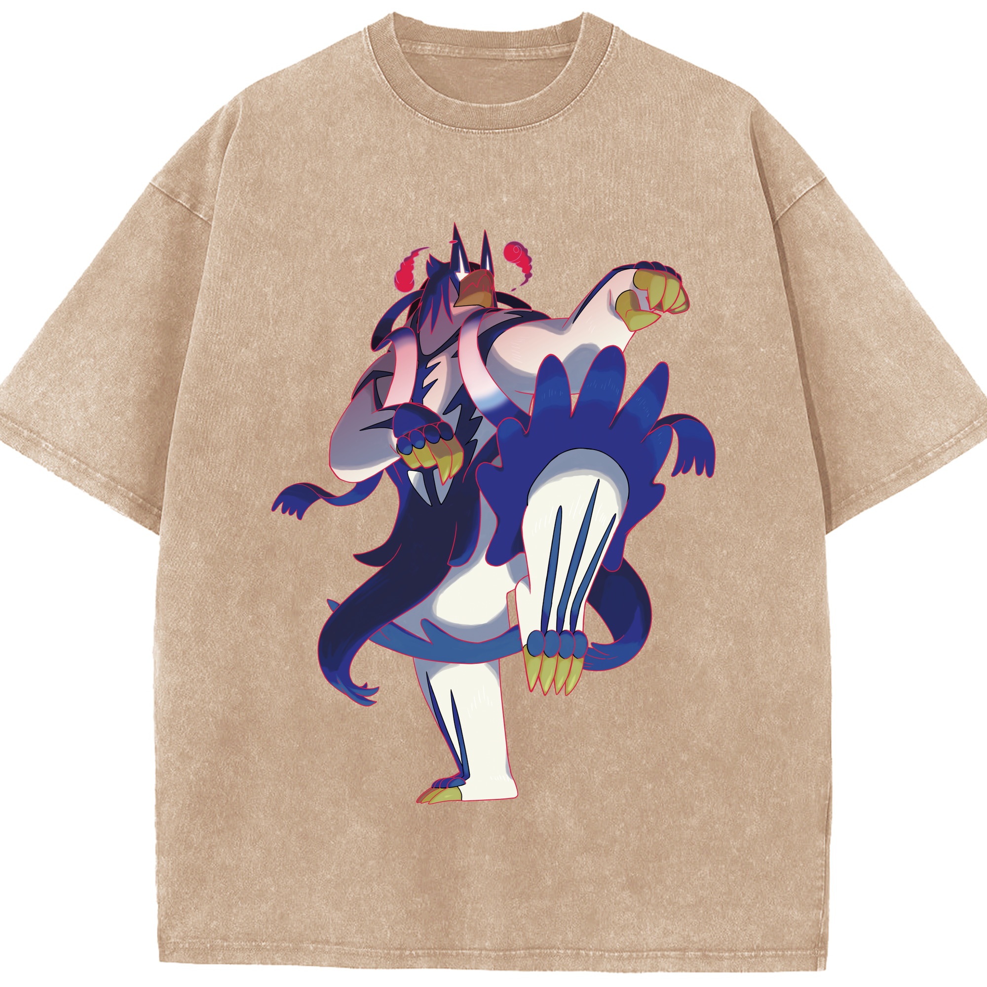 （画像用） ポケットモンスター Pokémon 綿100% ヴィンテージ風 半袖Tシャツ（フロントプリント）
