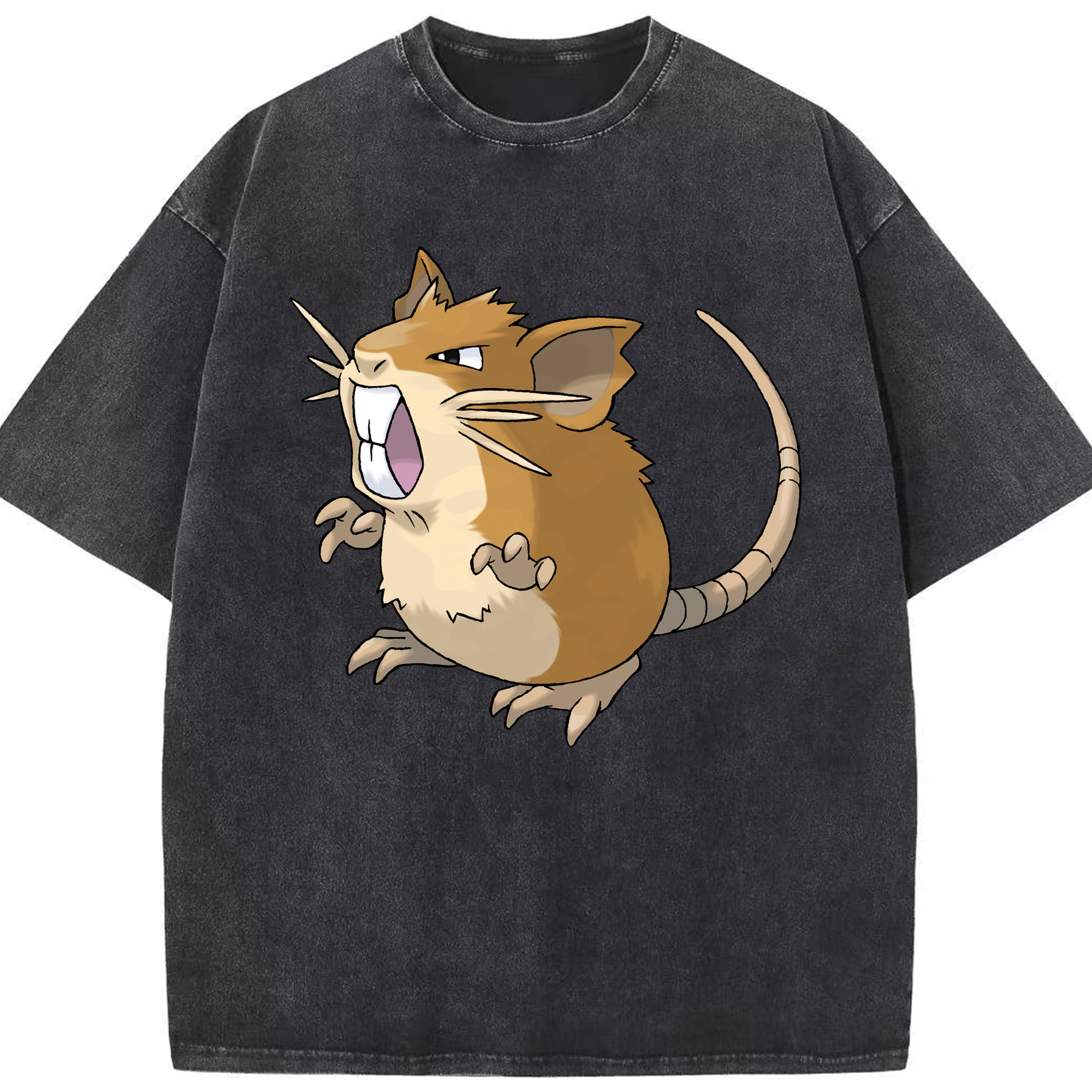 （画像用） ポケットモンスター Pokémon 綿100% ヴィンテージ風 半袖Tシャツ（フロントプリント）
