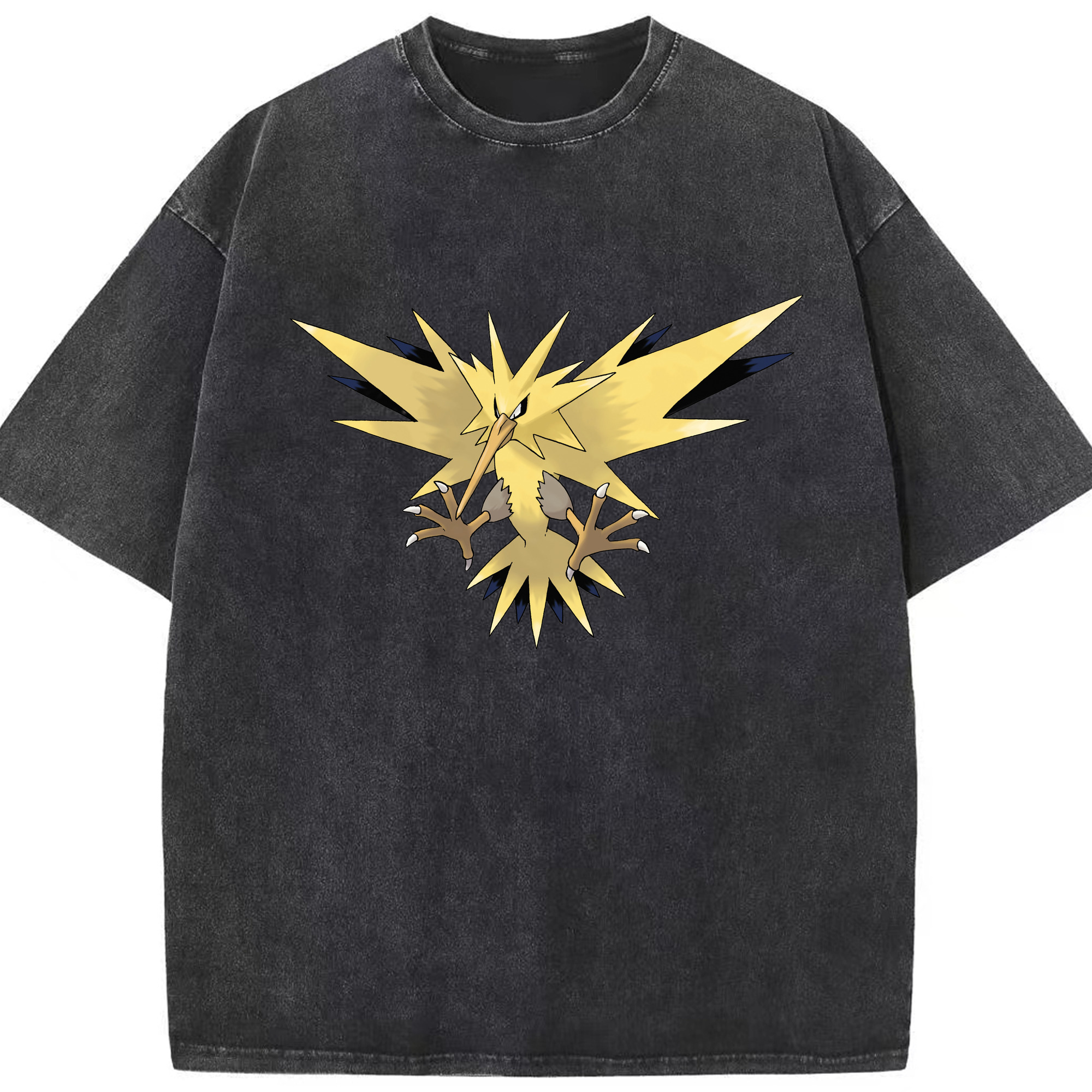 （画像用） ポケットモンスター Pokémon 綿100% ヴィンテージ風 半袖Tシャツ（フロントプリント）