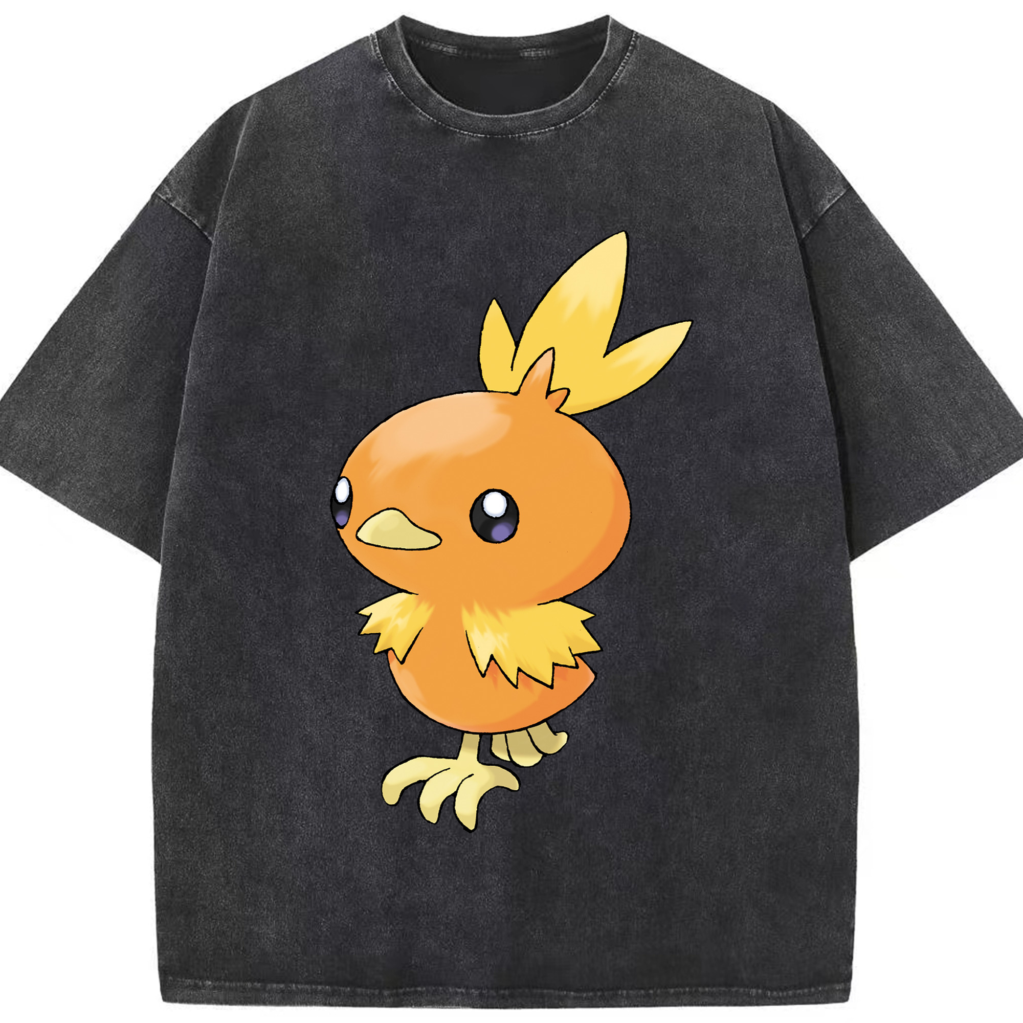 （画像用） ポケットモンスター Pokémon 綿100% ヴィンテージ風 半袖Tシャツ（フロントプリント）