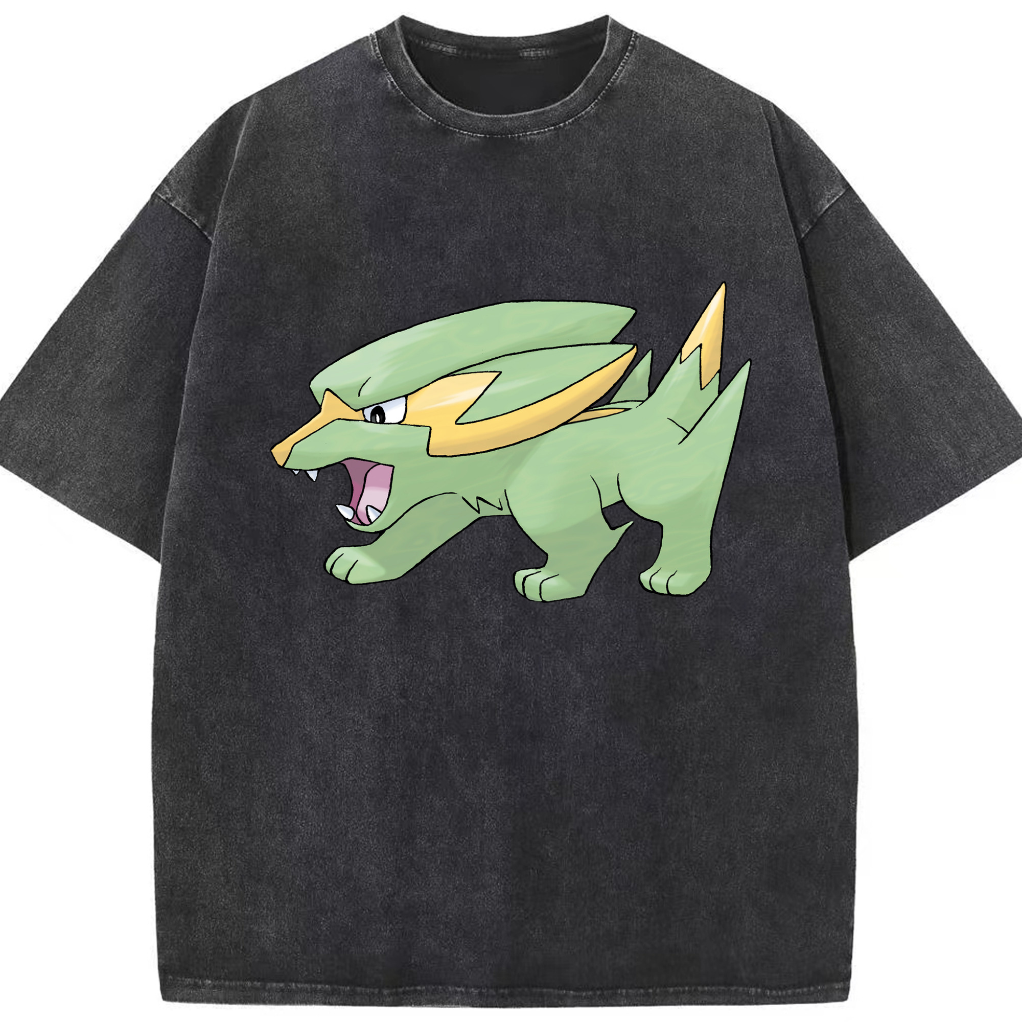 （画像用） ポケットモンスター Pokémon 綿100% ヴィンテージ風 半袖Tシャツ（フロントプリント）