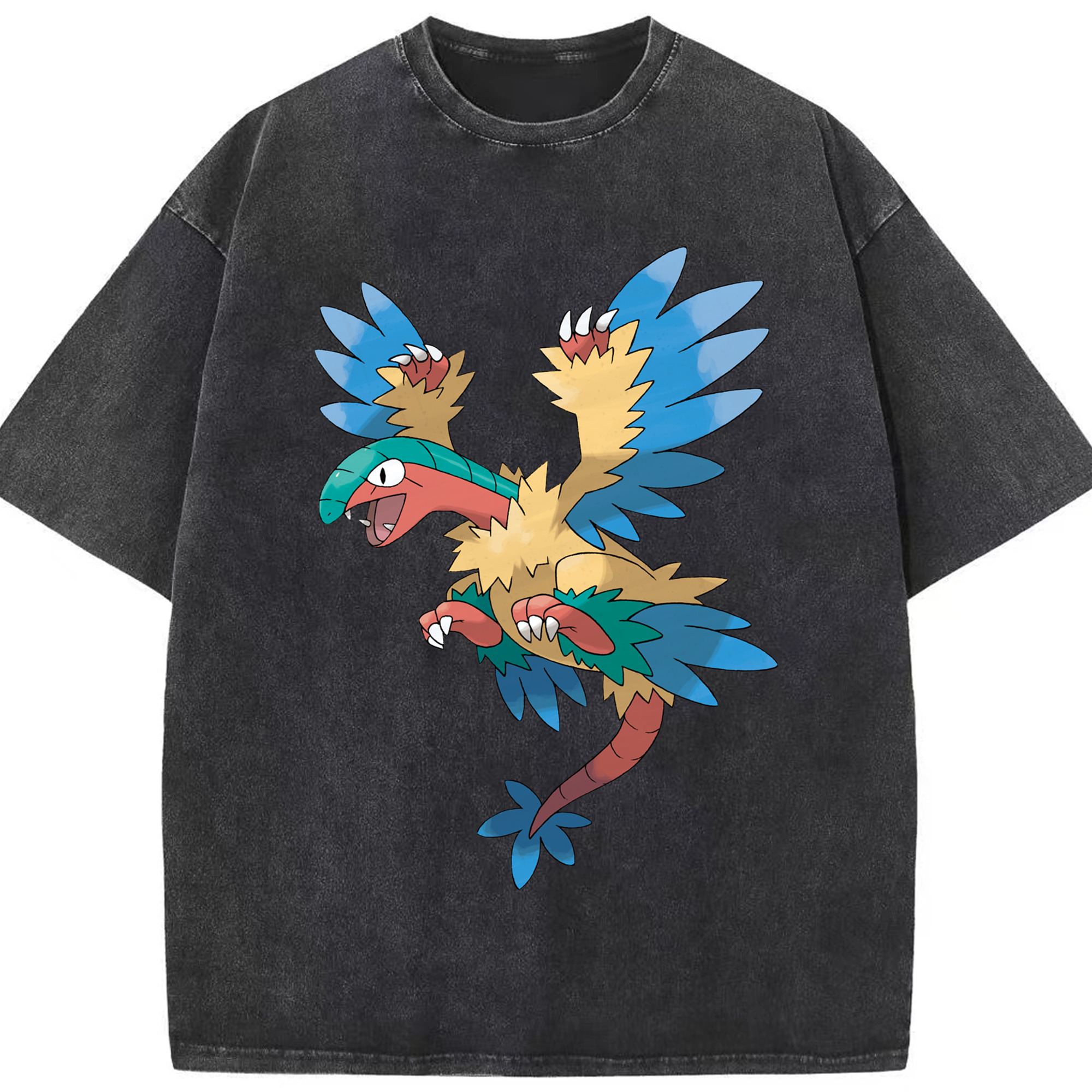 （画像用） ポケットモンスター Pokémon 綿100% ヴィンテージ風 半袖Tシャツ（フロントプリント）