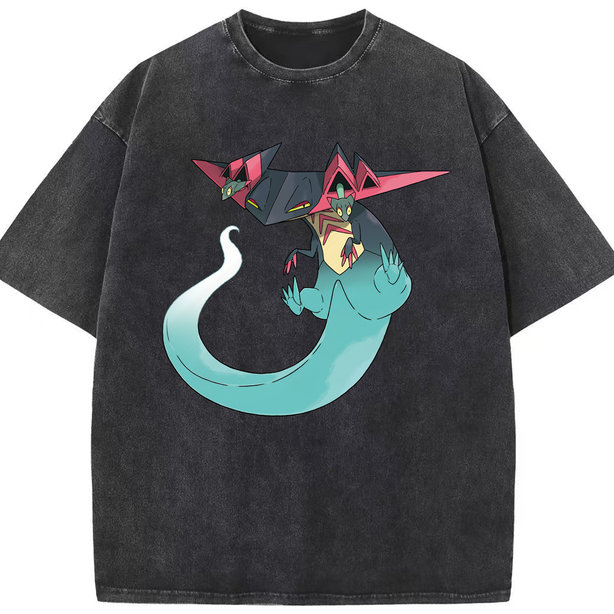 （画像用） ポケットモンスター Pokémon 綿100% ヴィンテージ風 半袖Tシャツ（フロントプリント）