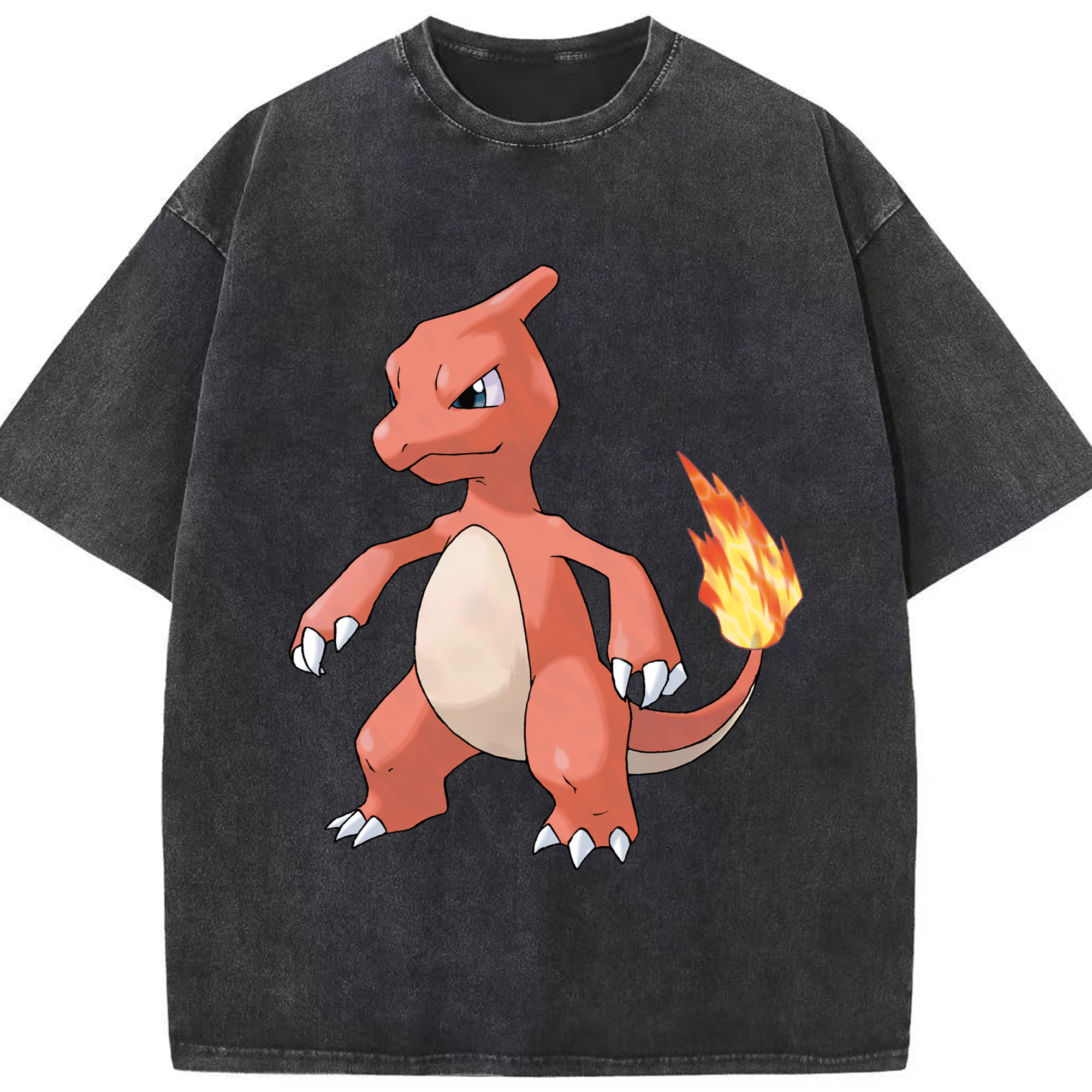 （画像用） ポケットモンスター Pokémon 綿100% ヴィンテージ風 半袖Tシャツ（フロントプリント）