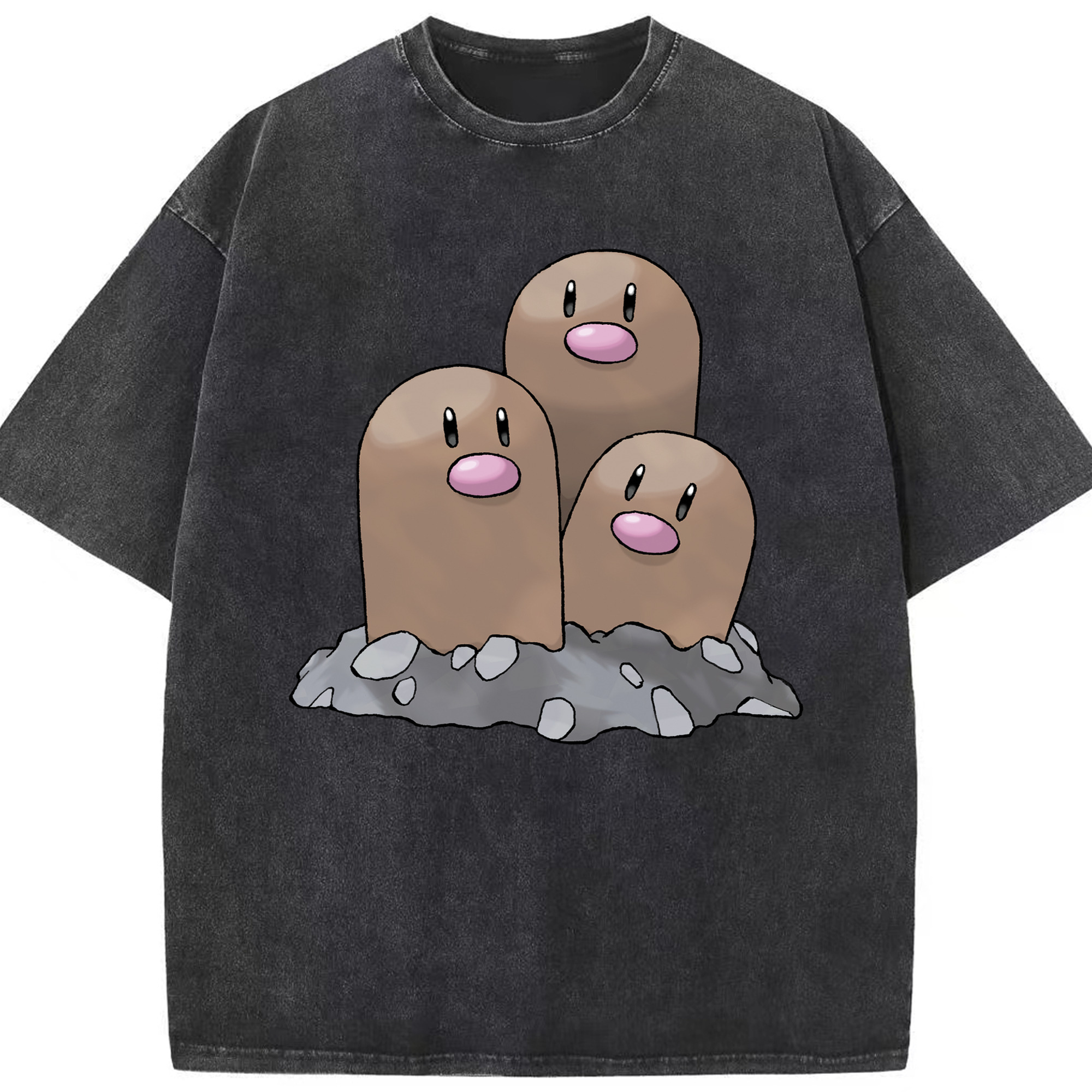 （画像用） ポケットモンスター Pokémon 綿100% ヴィンテージ風 半袖Tシャツ（フロントプリント）