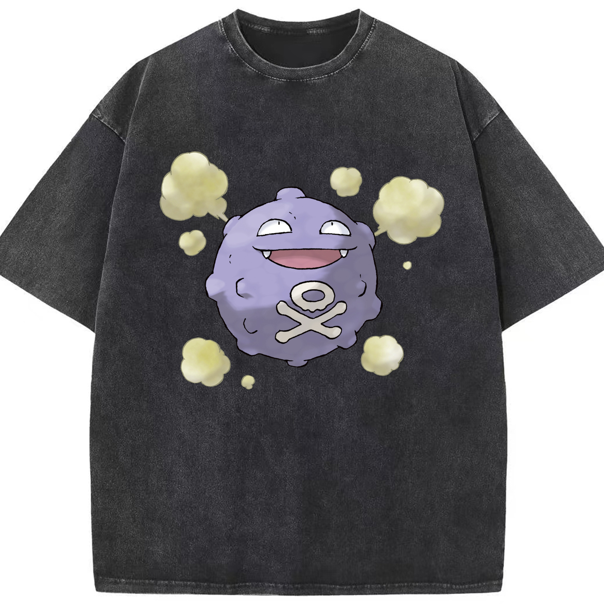 （画像用） ポケットモンスター Pokémon 綿100% ヴィンテージ風 半袖Tシャツ（フロントプリント）