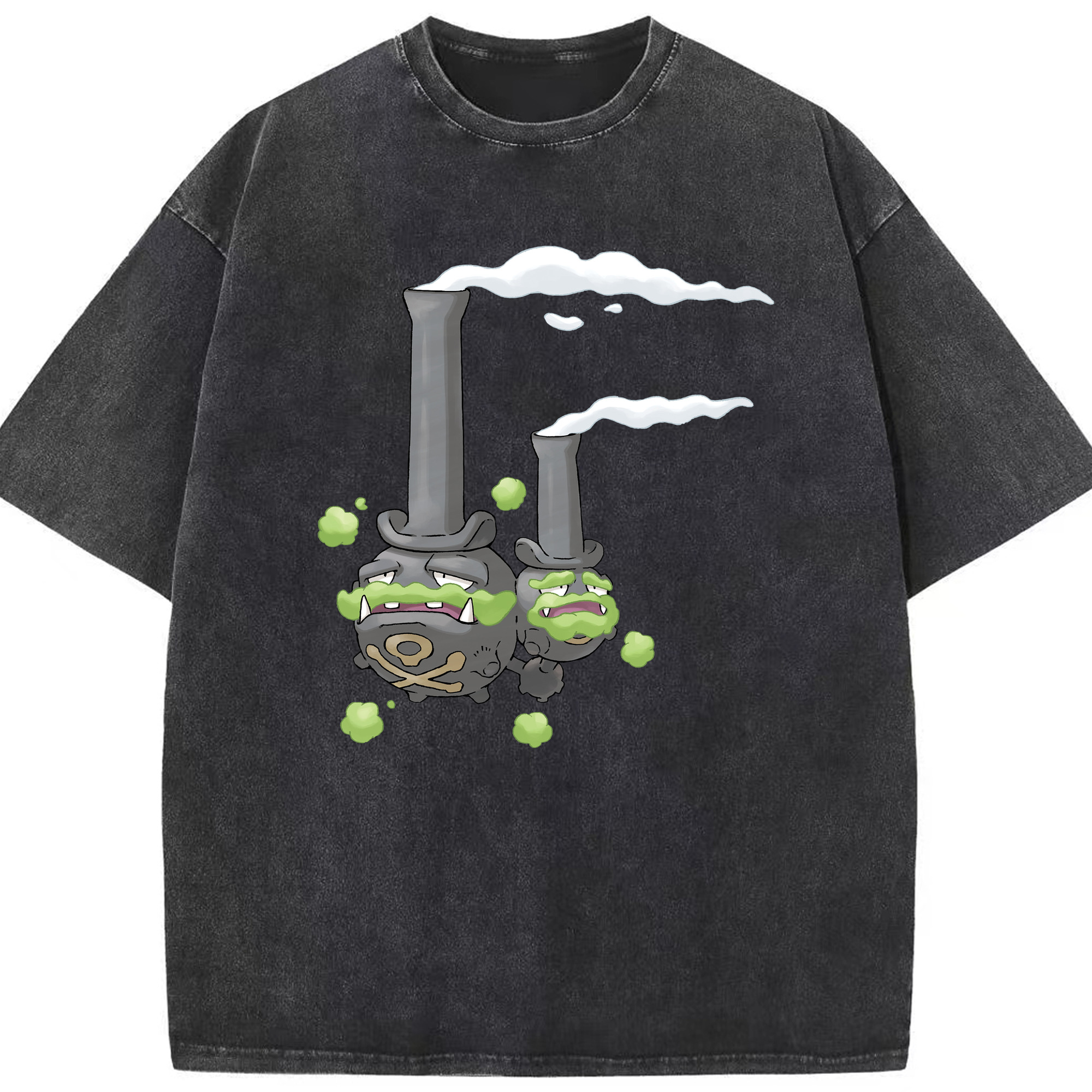 （画像用） ポケットモンスター Pokémon 綿100% ヴィンテージ風 半袖Tシャツ（フロントプリント）