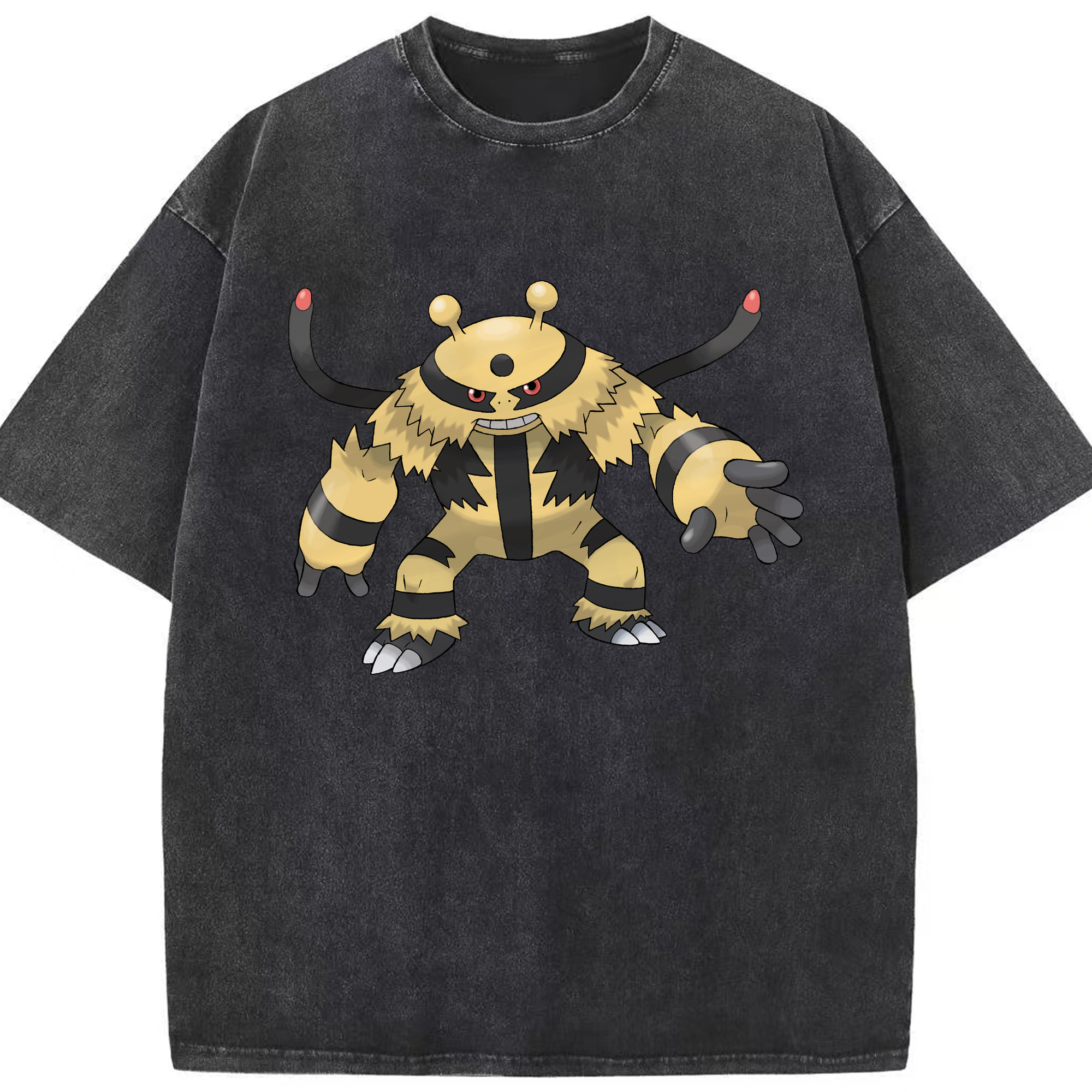 （画像用） ポケットモンスター Pokémon 綿100% ヴィンテージ風 半袖Tシャツ（フロントプリント）
