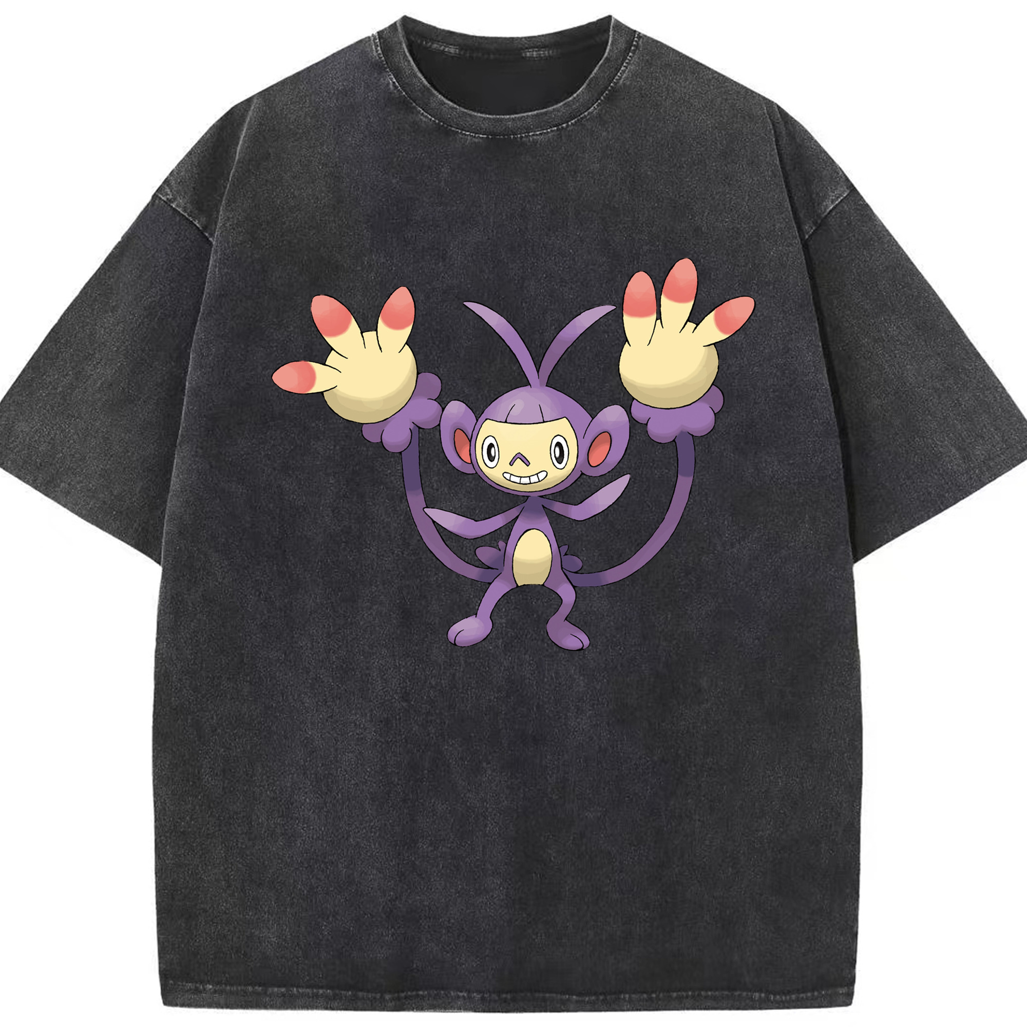 （画像用） ポケットモンスター Pokémon 綿100% ヴィンテージ風 半袖Tシャツ（フロントプリント）