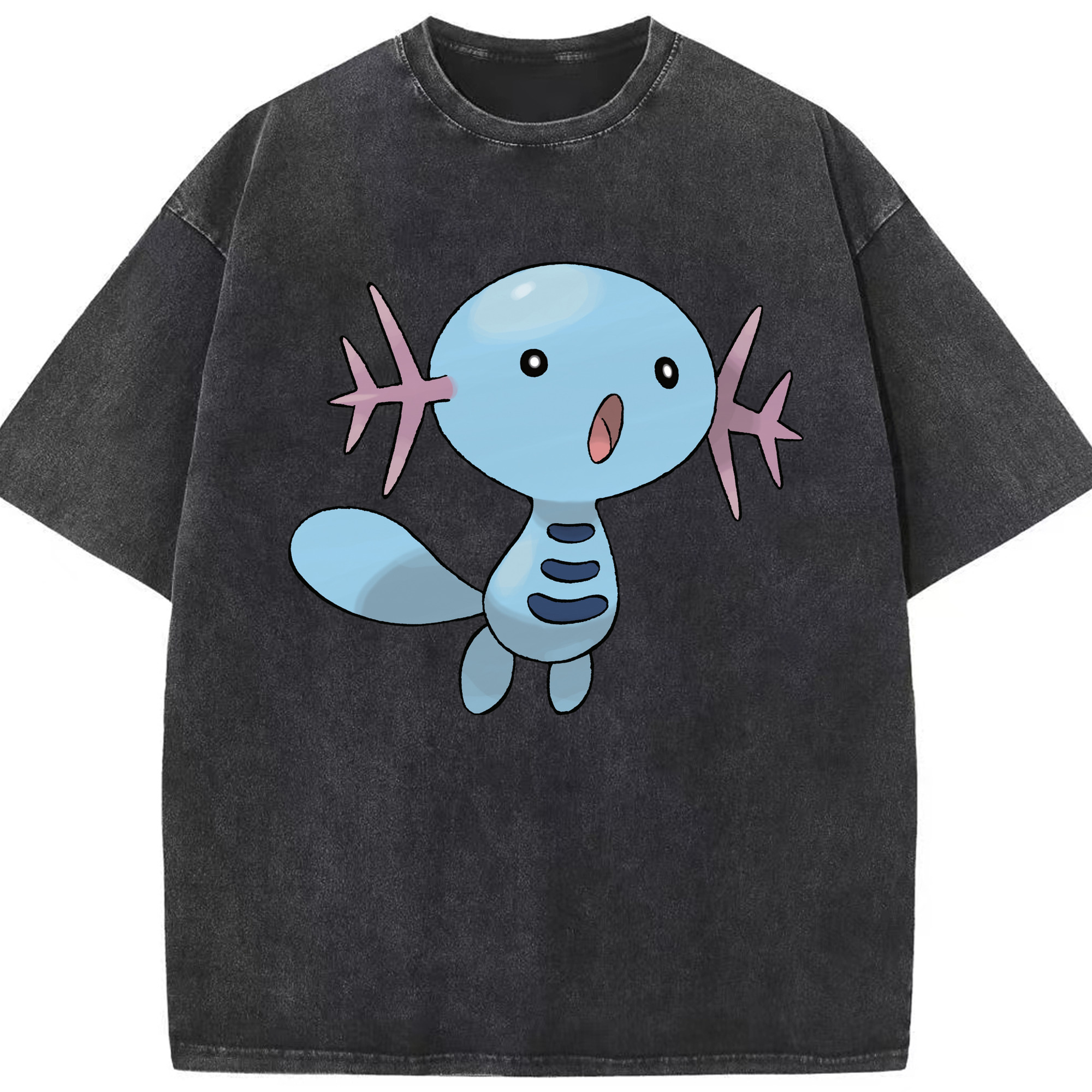 （画像用） ポケットモンスター Pokémon 綿100% ヴィンテージ風 半袖Tシャツ（フロントプリント）