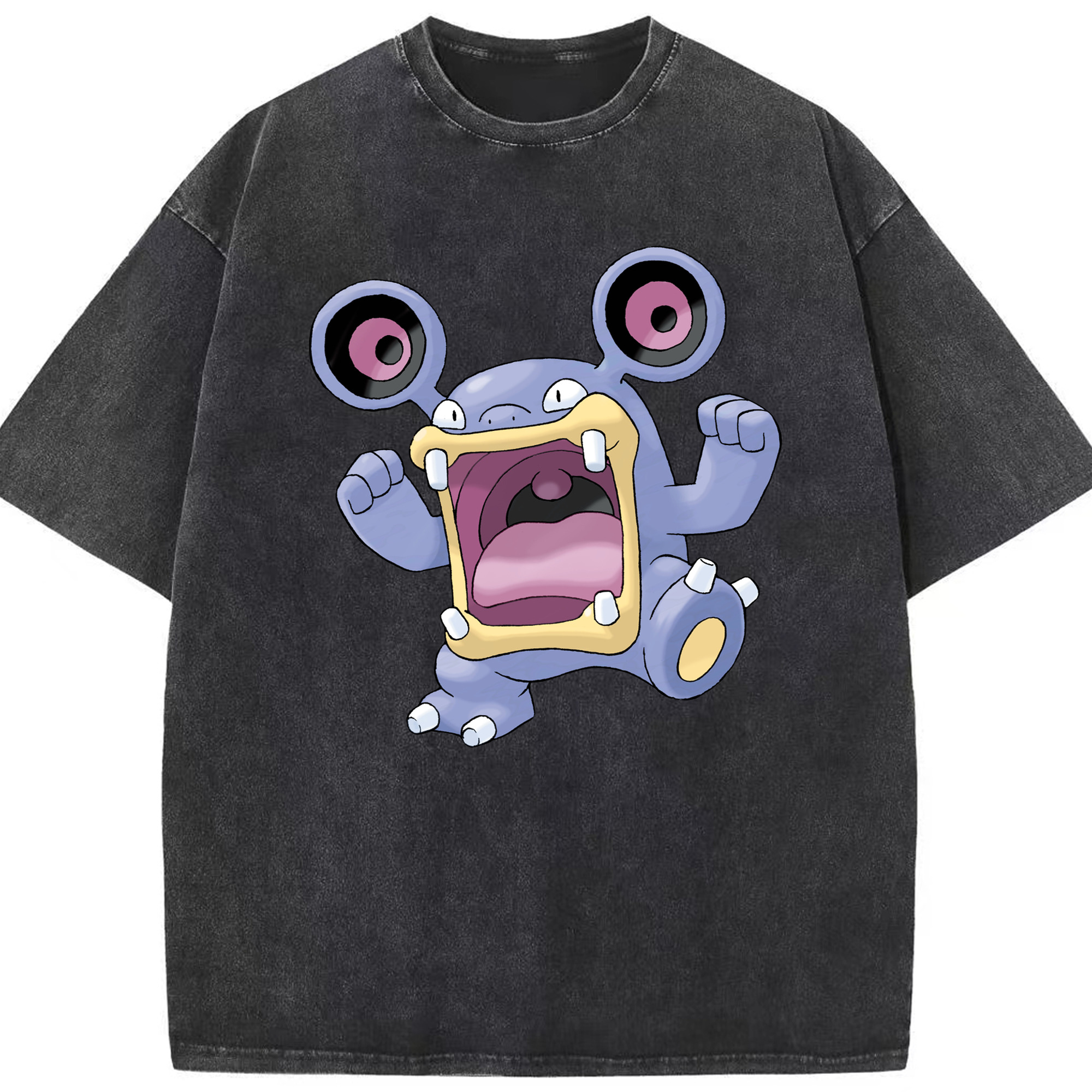 （画像用） ポケットモンスター Pokémon 綿100% ヴィンテージ風 半袖Tシャツ（フロントプリント）