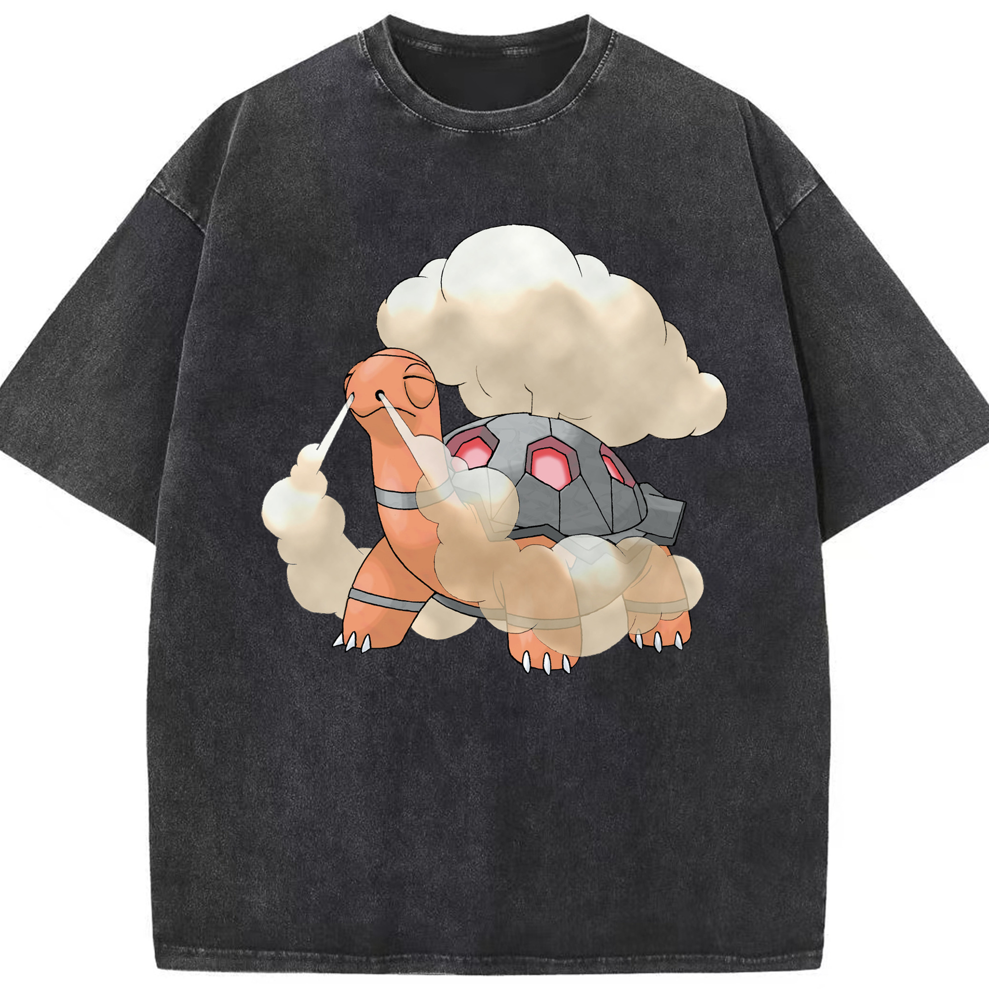 （画像用） ポケットモンスター Pokémon 綿100% ヴィンテージ風 半袖Tシャツ（フロントプリント）