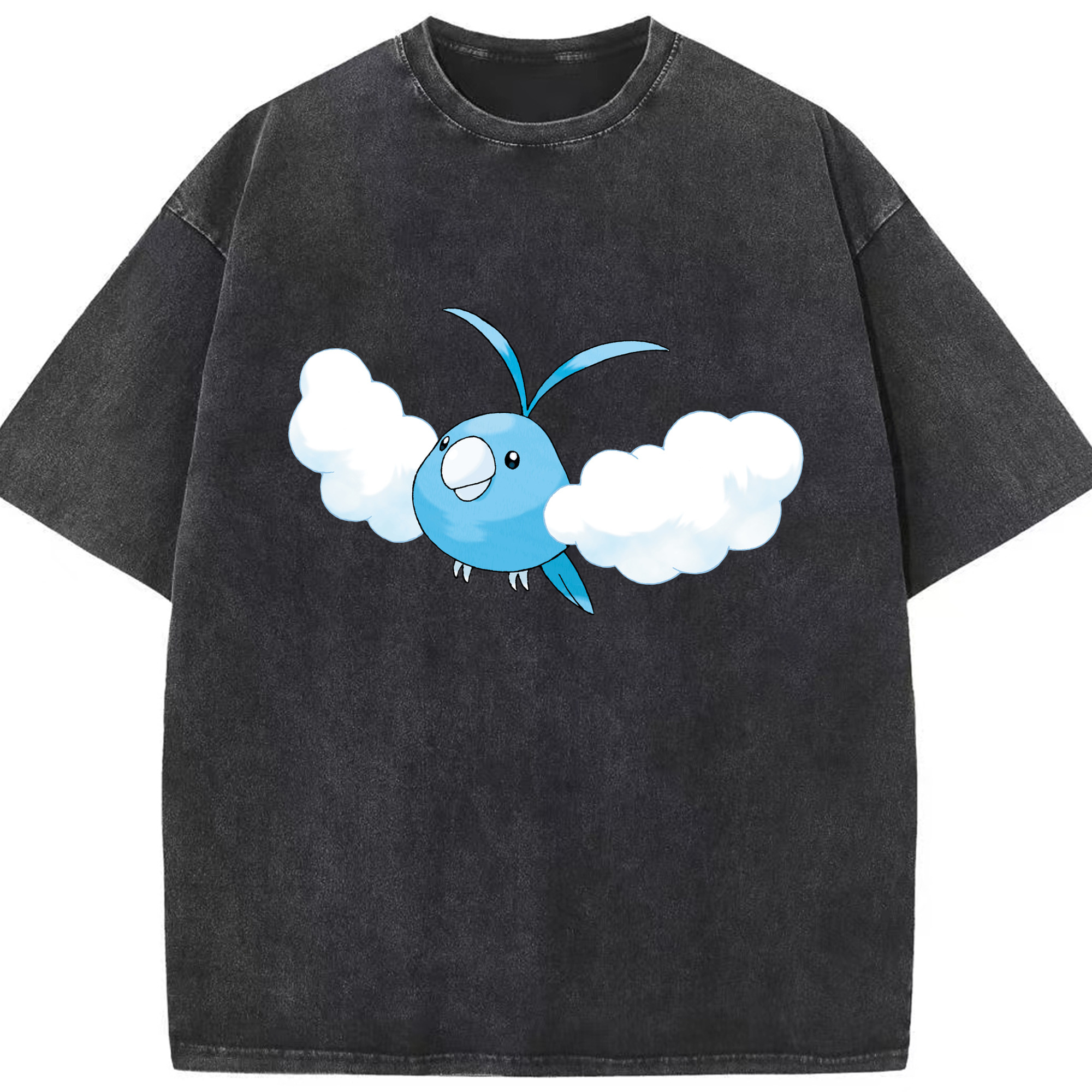 （画像用） ポケットモンスター Pokémon 綿100% ヴィンテージ風 半袖Tシャツ（フロントプリント）
