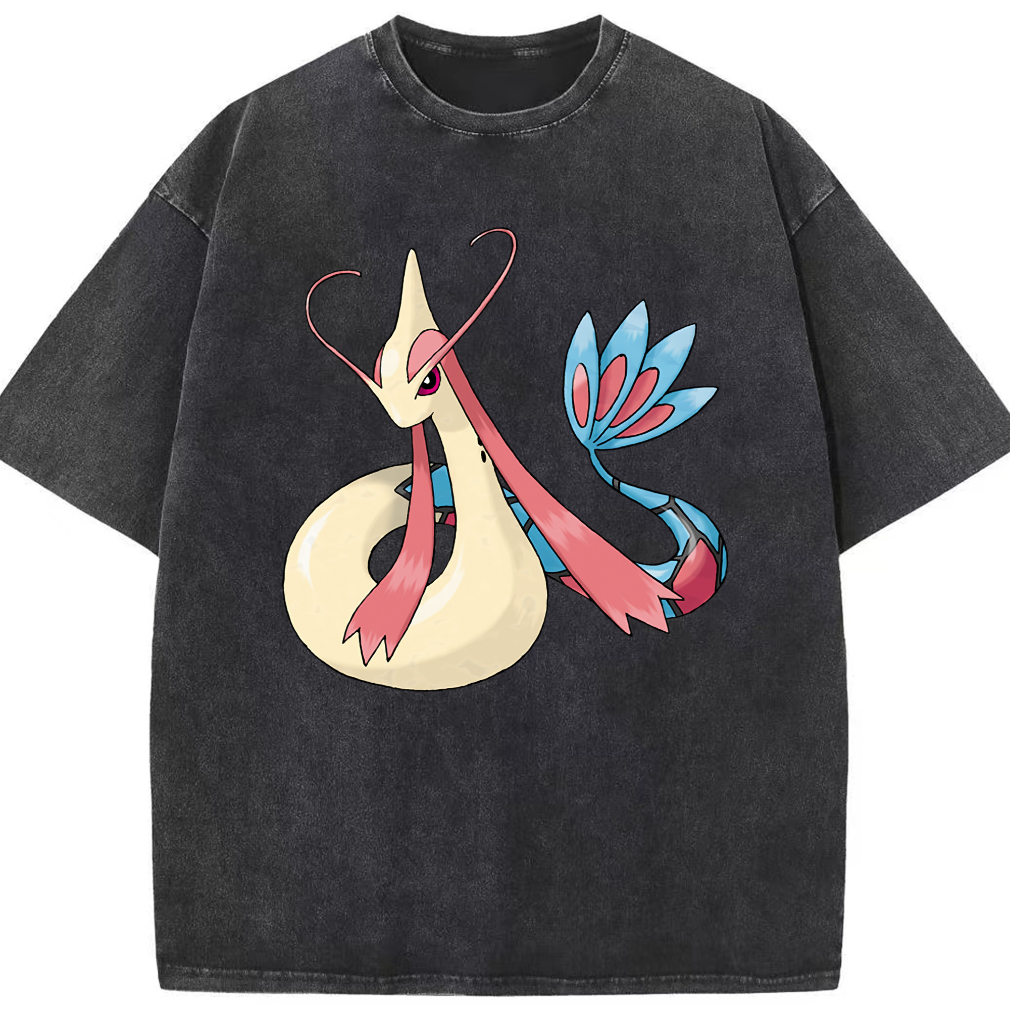 （画像用） ポケットモンスター Pokémon 綿100% ヴィンテージ風 半袖Tシャツ（フロントプリント）