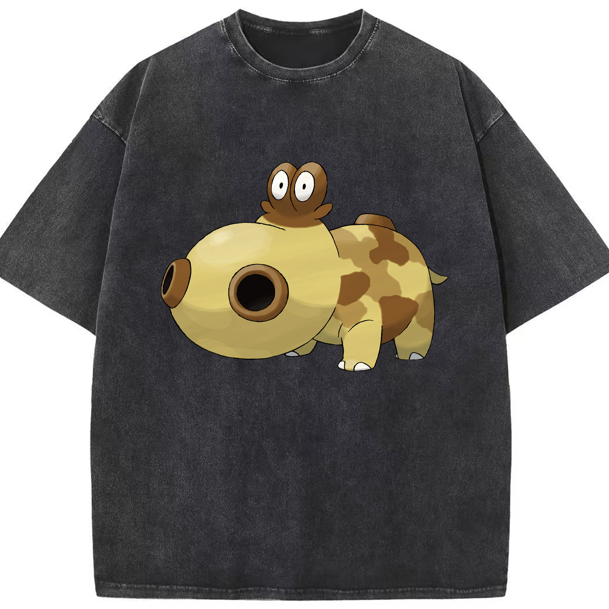 （画像用） ポケットモンスター Pokémon 綿100% ヴィンテージ風 半袖Tシャツ（フロントプリント）