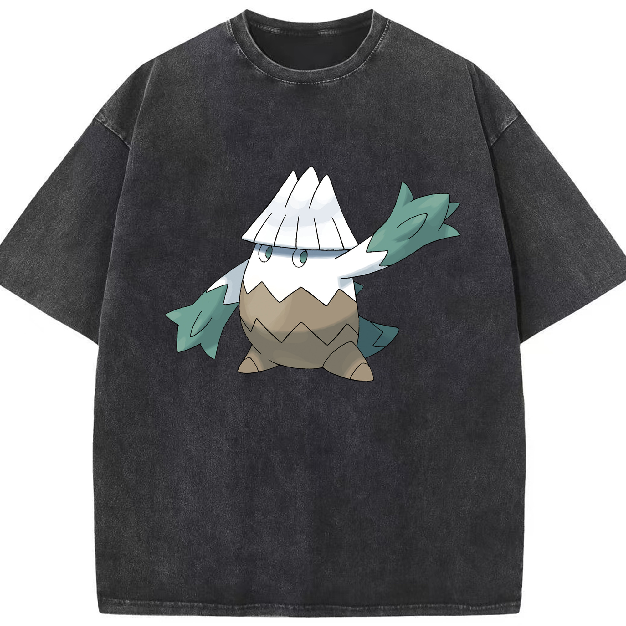 （画像用） ポケットモンスター Pokémon 綿100% ヴィンテージ風 半袖Tシャツ（フロントプリント）