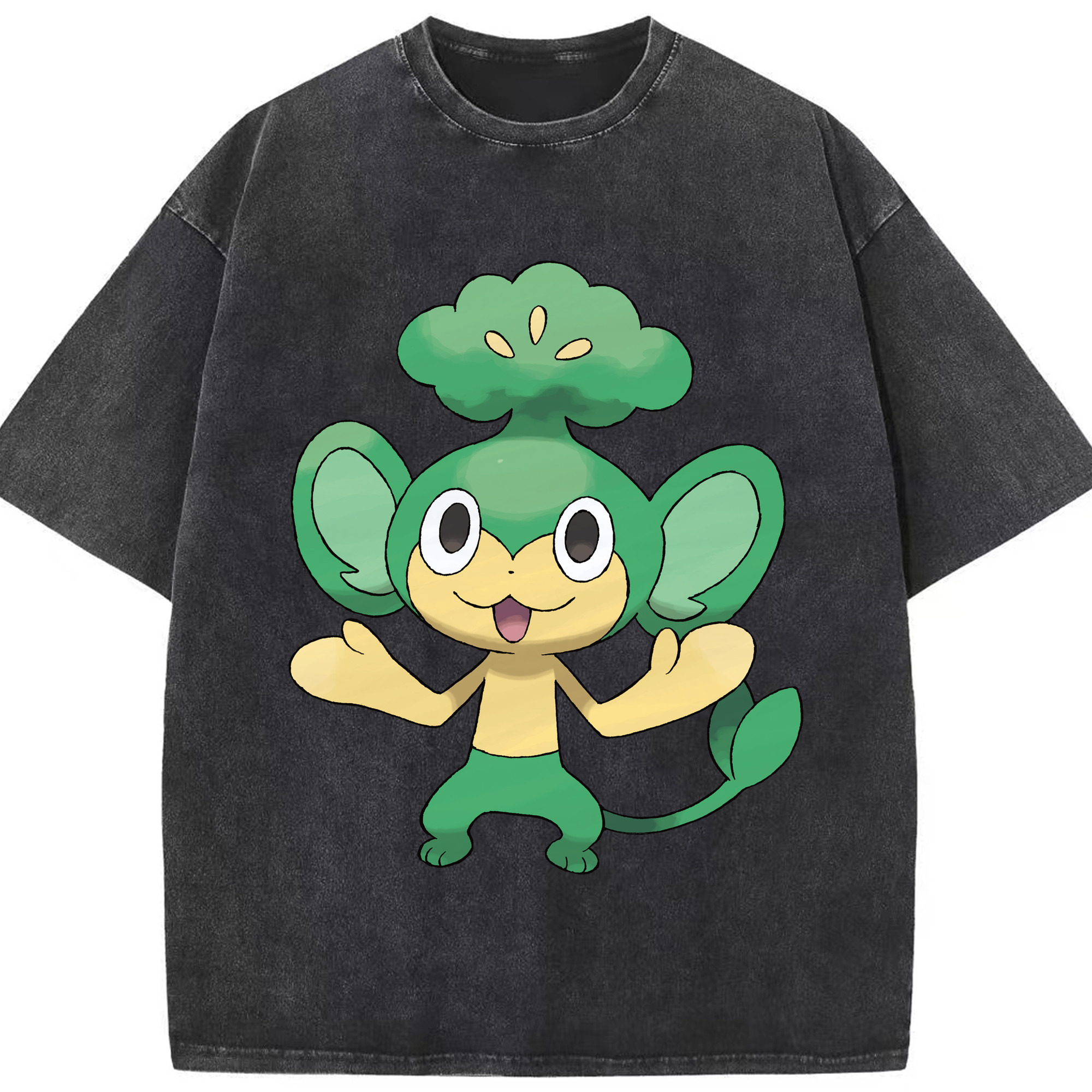 （画像用） ポケットモンスター Pokémon 綿100% ヴィンテージ風 半袖Tシャツ（フロントプリント）