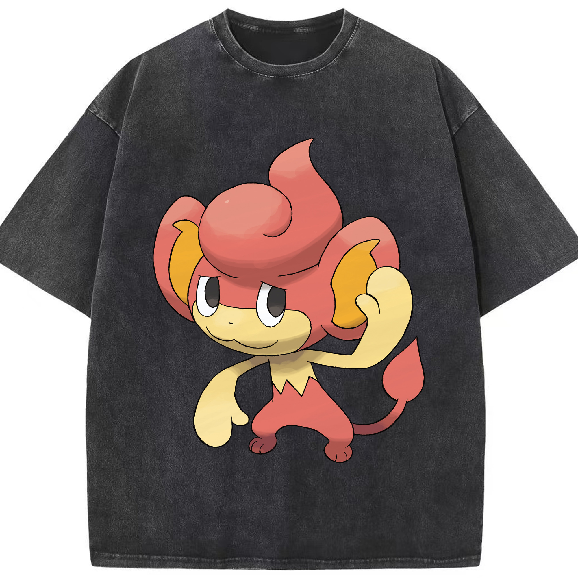 （画像用） ポケットモンスター Pokémon 綿100% ヴィンテージ風 半袖Tシャツ（フロントプリント）