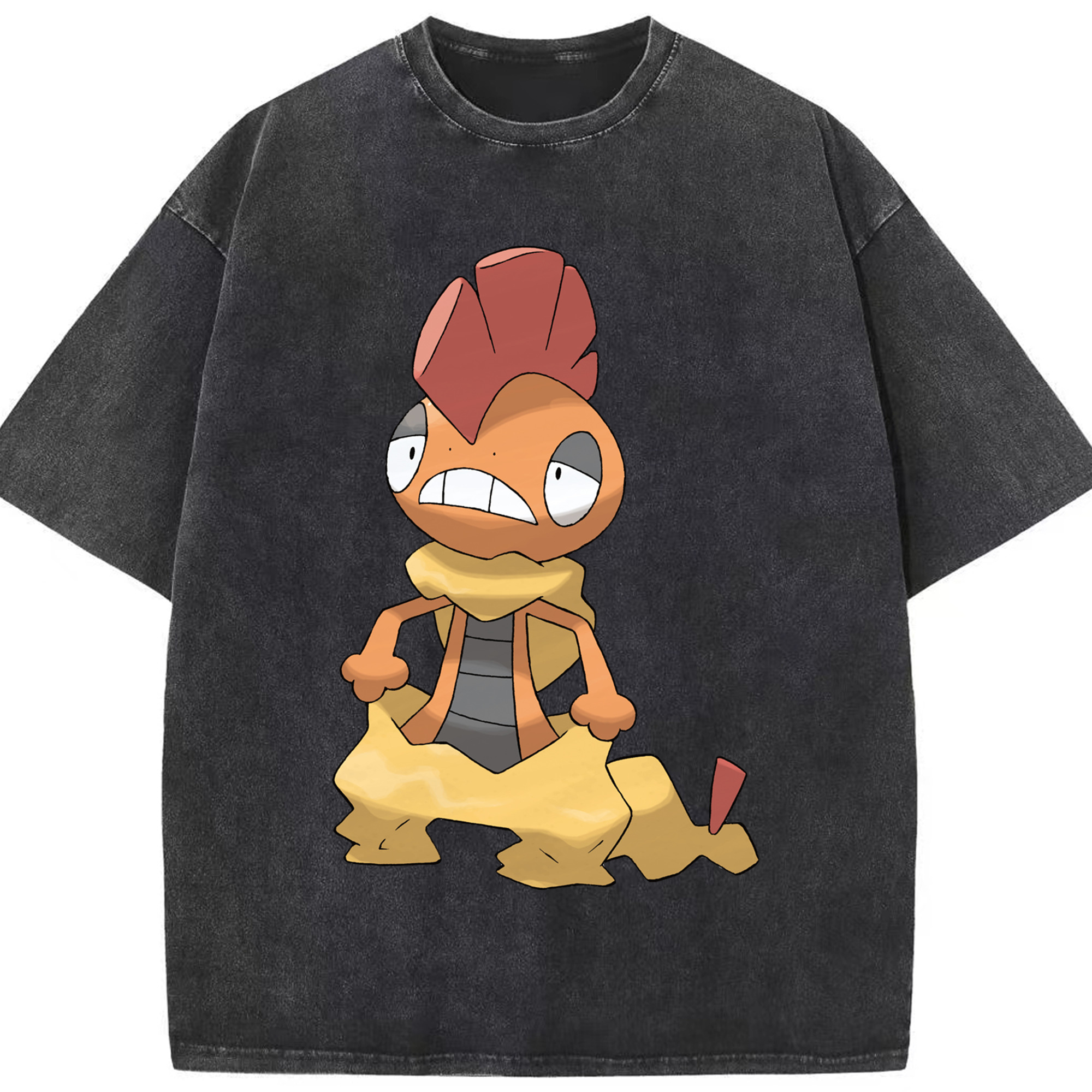（画像用） ポケットモンスター Pokémon 綿100% ヴィンテージ風 半袖Tシャツ（フロントプリント）