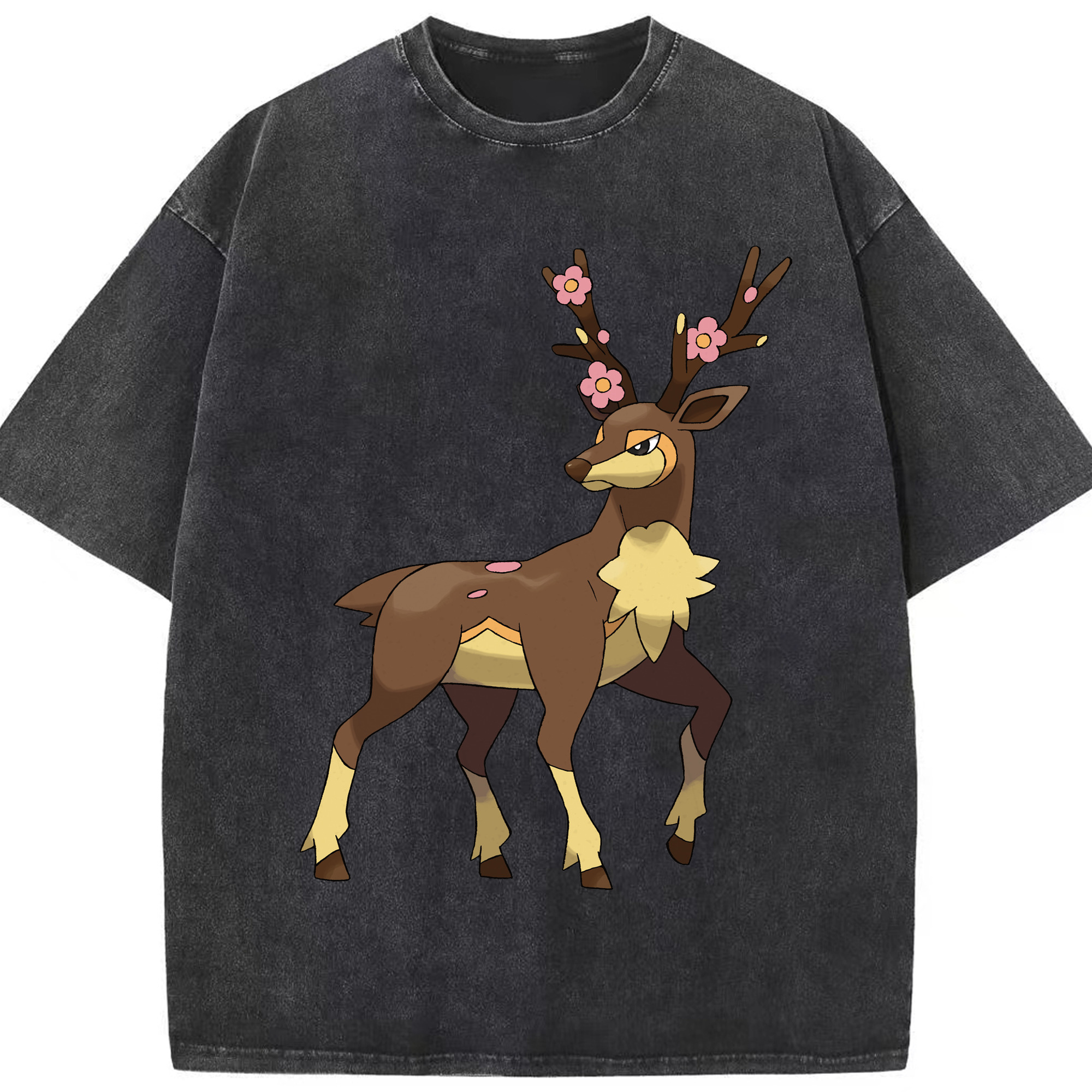 （画像用） ポケットモンスター Pokémon 綿100% ヴィンテージ風 半袖Tシャツ（フロントプリント）