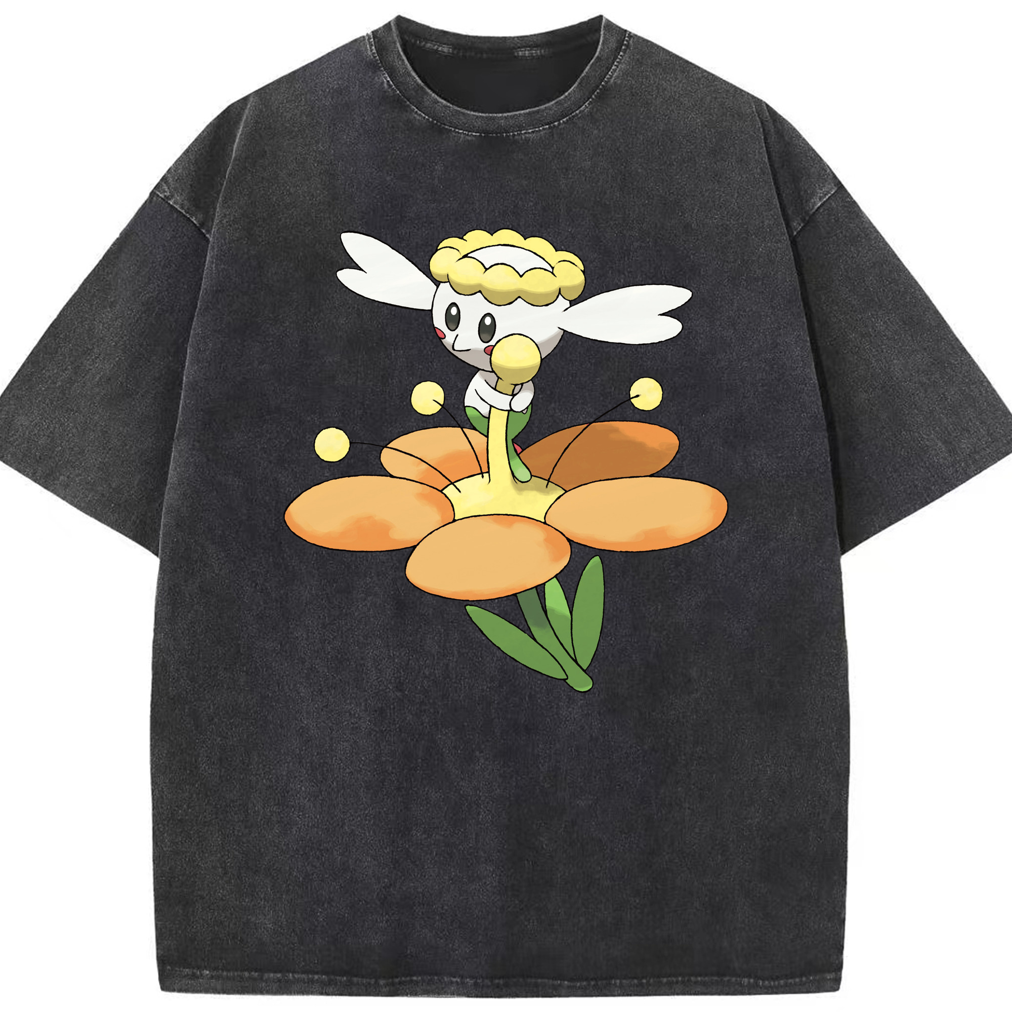 （画像用） ポケットモンスター Pokémon 綿100% ヴィンテージ風 半袖Tシャツ（フロントプリント）