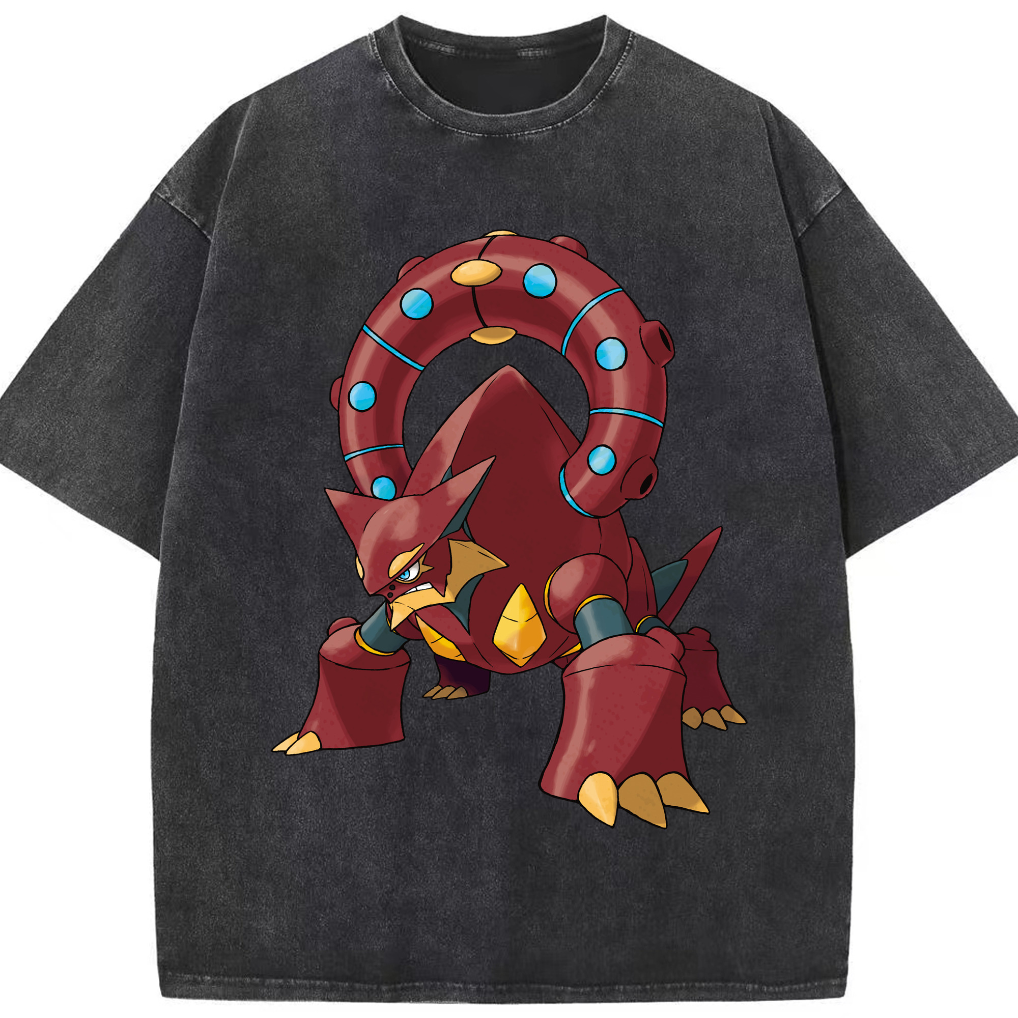 （画像用） ポケットモンスター Pokémon 綿100% ヴィンテージ風 半袖Tシャツ（フロントプリント）