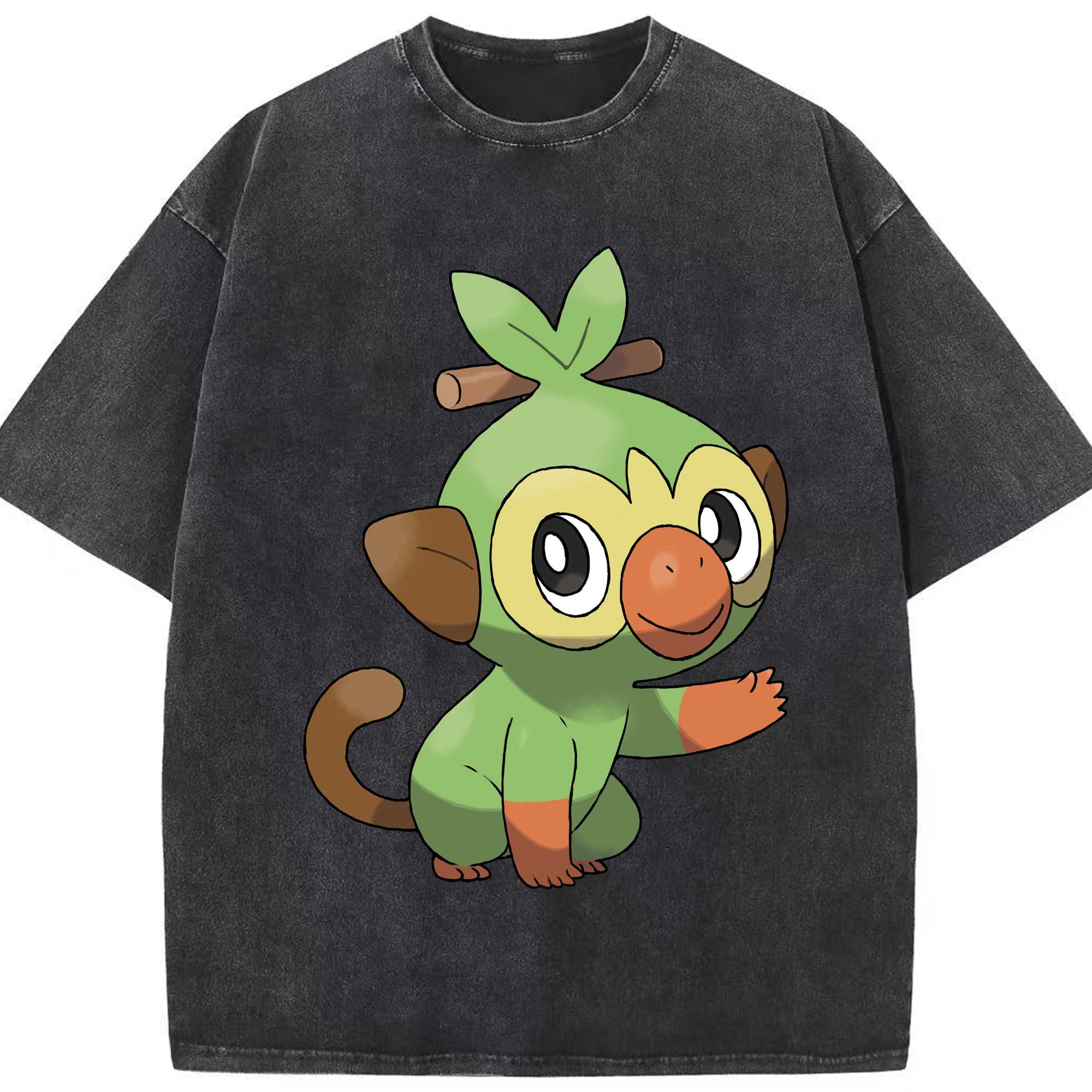 （画像用） ポケットモンスター Pokémon 綿100% ヴィンテージ風 半袖Tシャツ（フロントプリント）