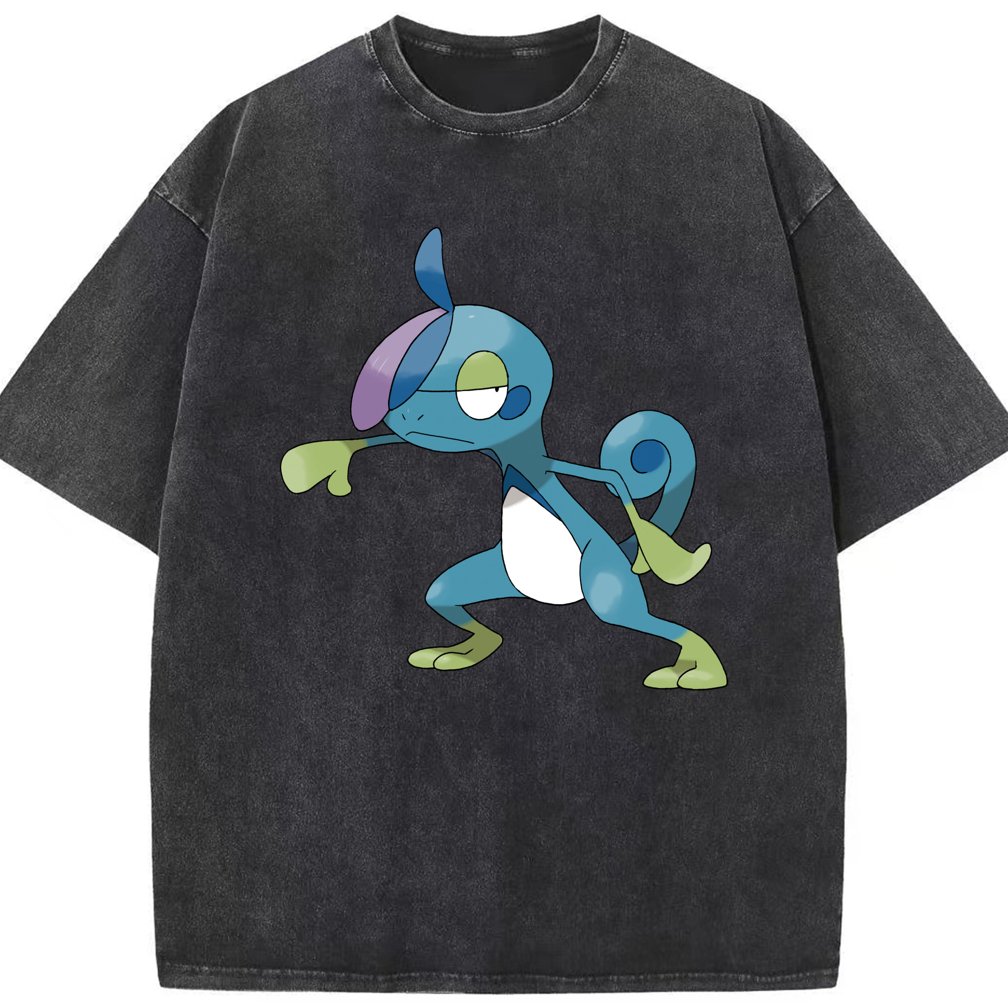 （画像用） ポケットモンスター Pokémon 綿100% ヴィンテージ風 半袖Tシャツ（フロントプリント）