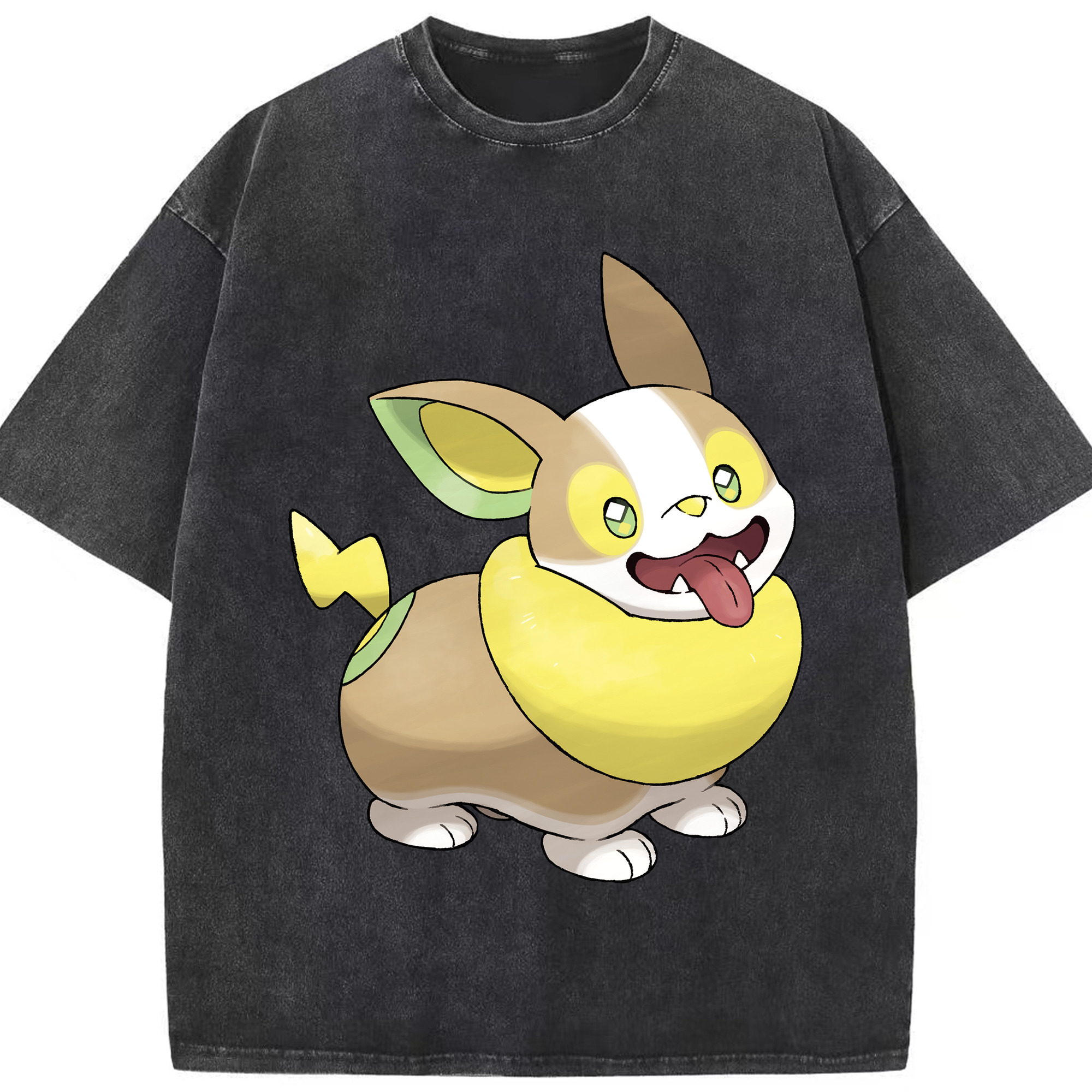 （画像用） ポケットモンスター Pokémon 綿100% ヴィンテージ風 半袖Tシャツ（フロントプリント）