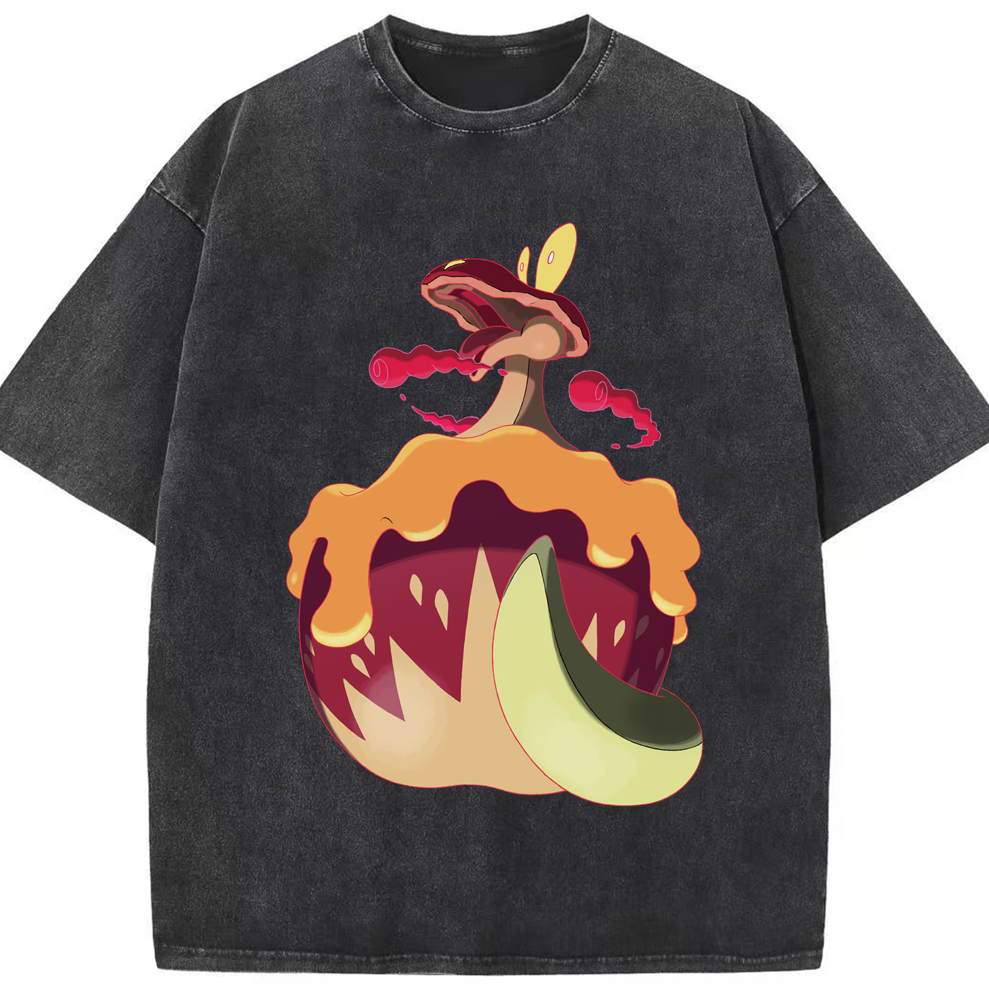 （画像用） ポケットモンスター Pokémon 綿100% ヴィンテージ風 半袖Tシャツ（フロントプリント）