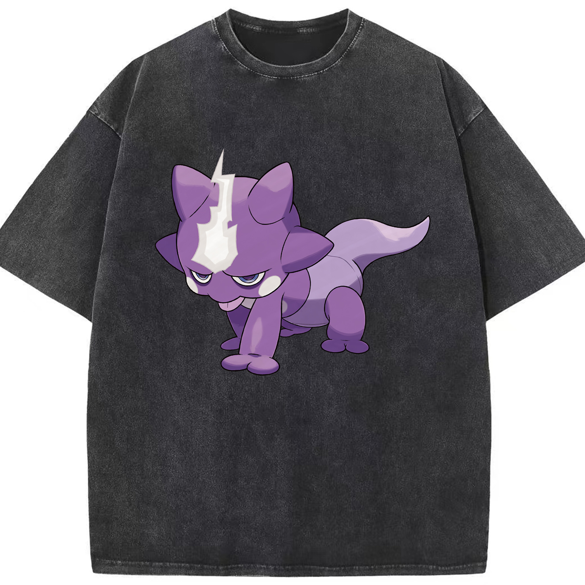 （画像用） ポケットモンスター Pokémon 綿100% ヴィンテージ風 半袖Tシャツ（フロントプリント）