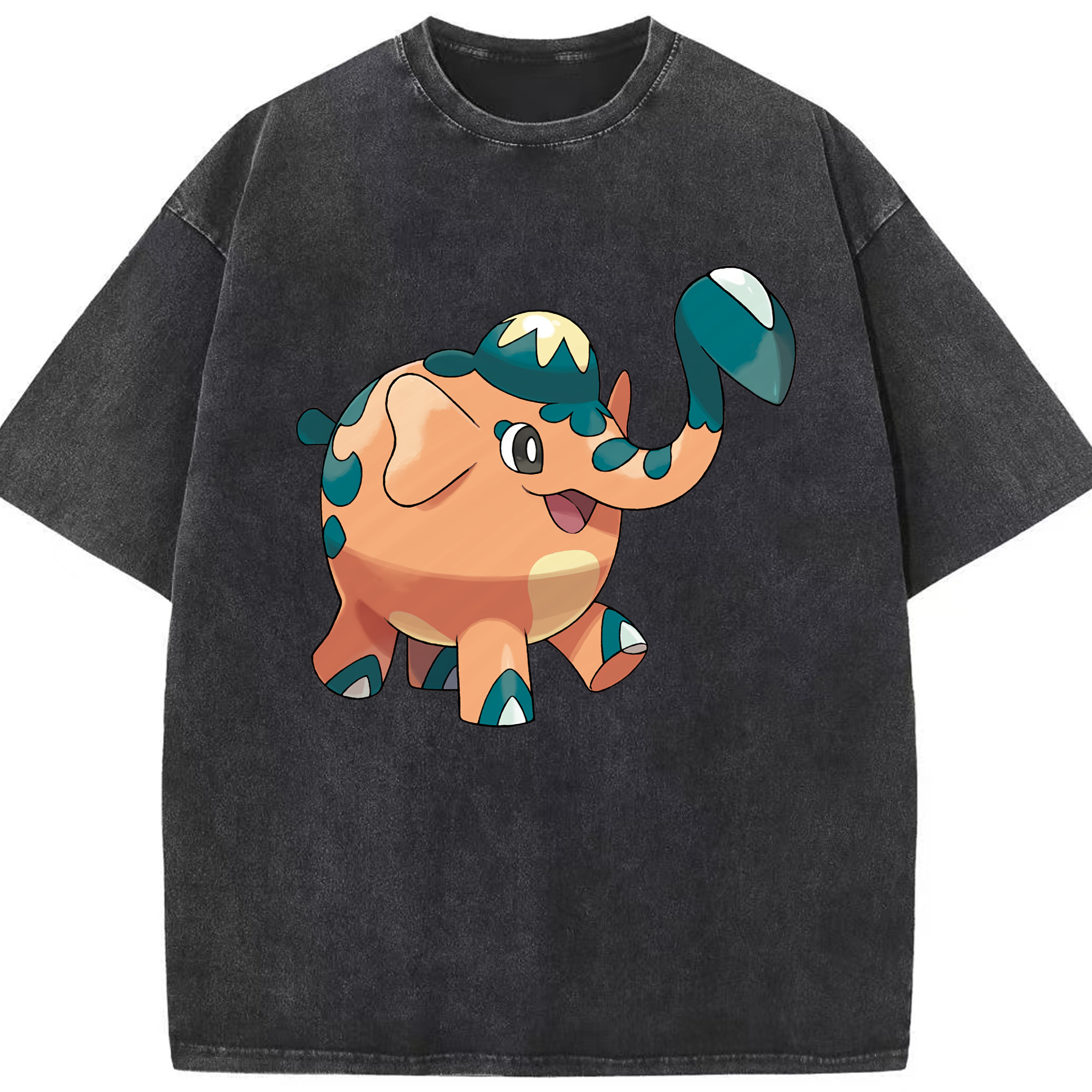 （画像用） ポケットモンスター Pokémon 綿100% ヴィンテージ風 半袖Tシャツ（フロントプリント）