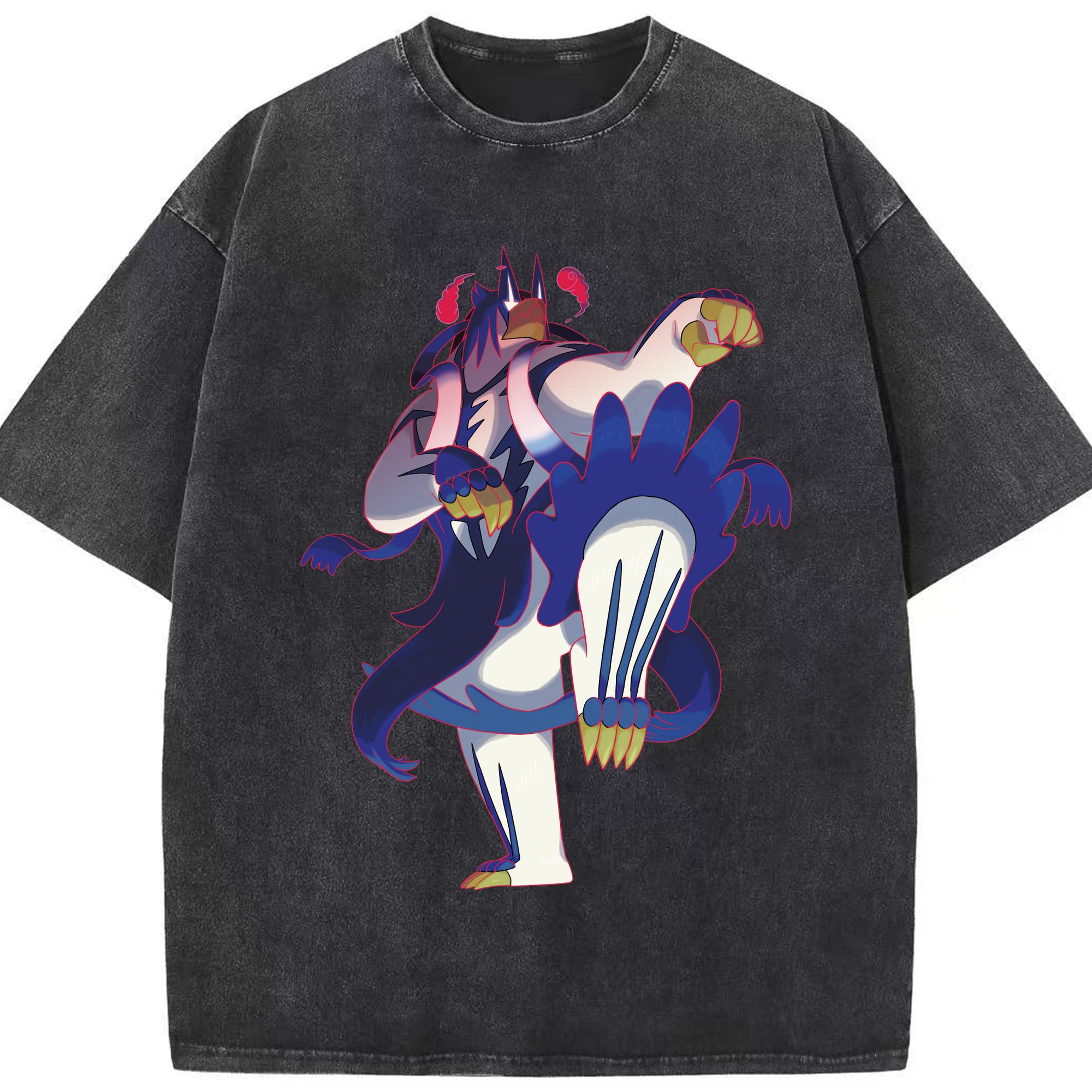 （画像用） ポケットモンスター Pokémon 綿100% ヴィンテージ風 半袖Tシャツ（フロントプリント）