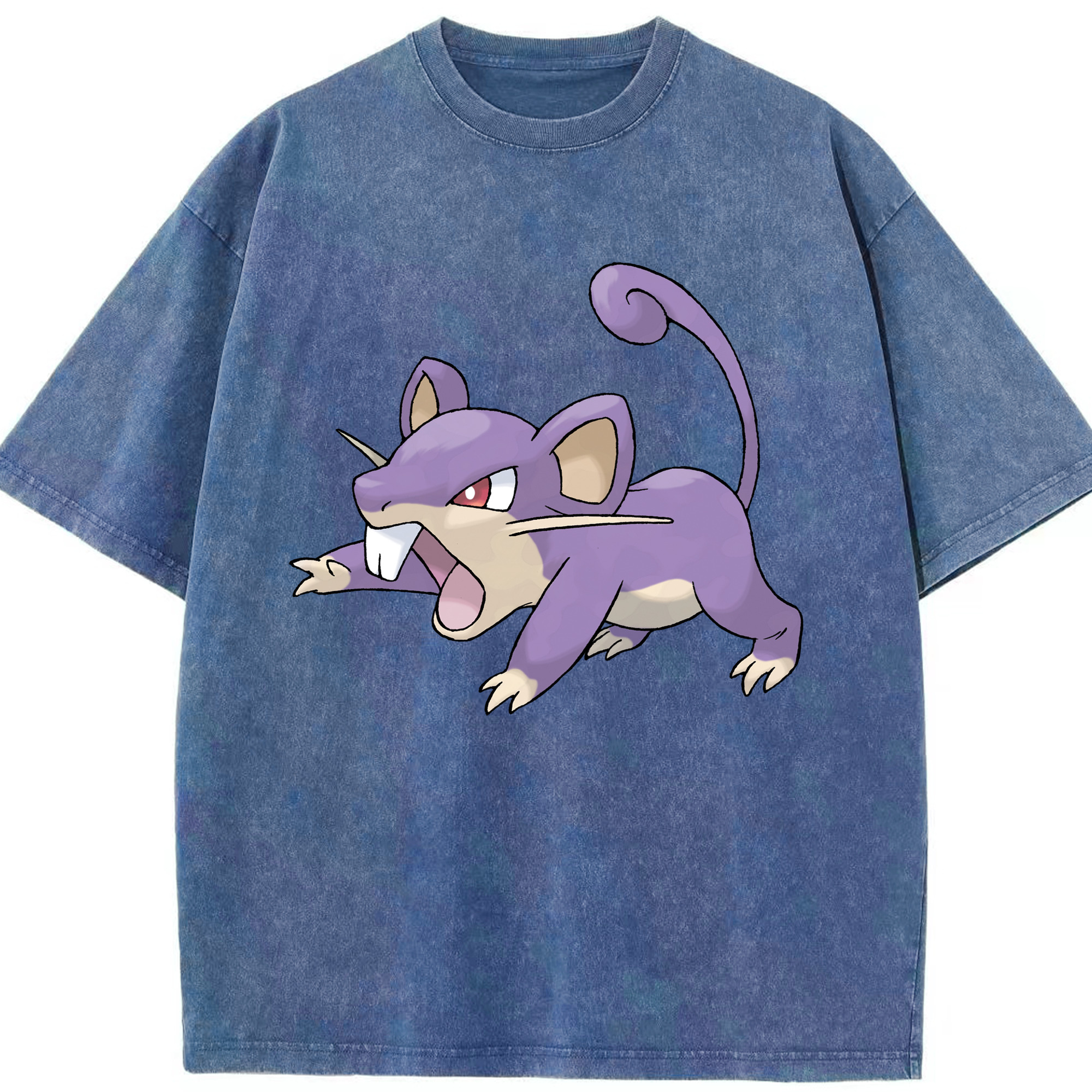 （画像用） ポケットモンスター Pokémon 綿100% ヴィンテージ風 半袖Tシャツ（フロントプリント）