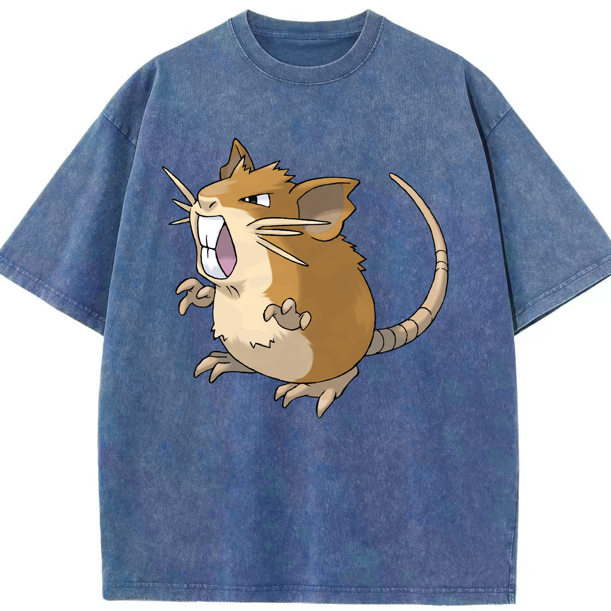 （画像用） ポケットモンスター Pokémon 綿100% ヴィンテージ風 半袖Tシャツ（フロントプリント）