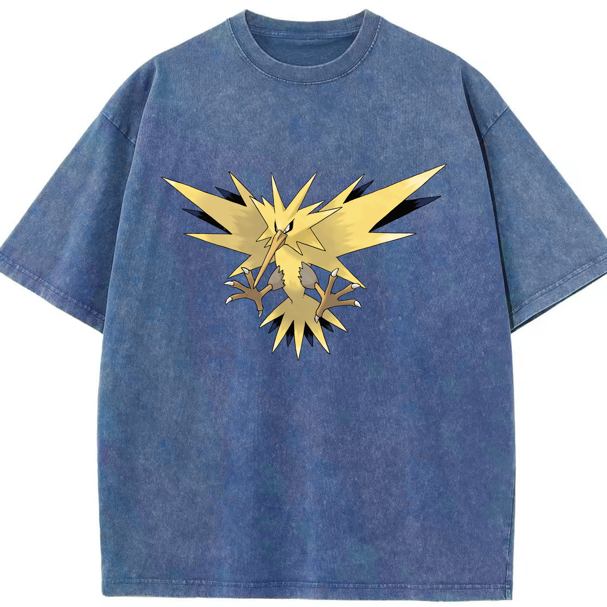 （画像用） ポケットモンスター Pokémon 綿100% ヴィンテージ風 半袖Tシャツ（フロントプリント）