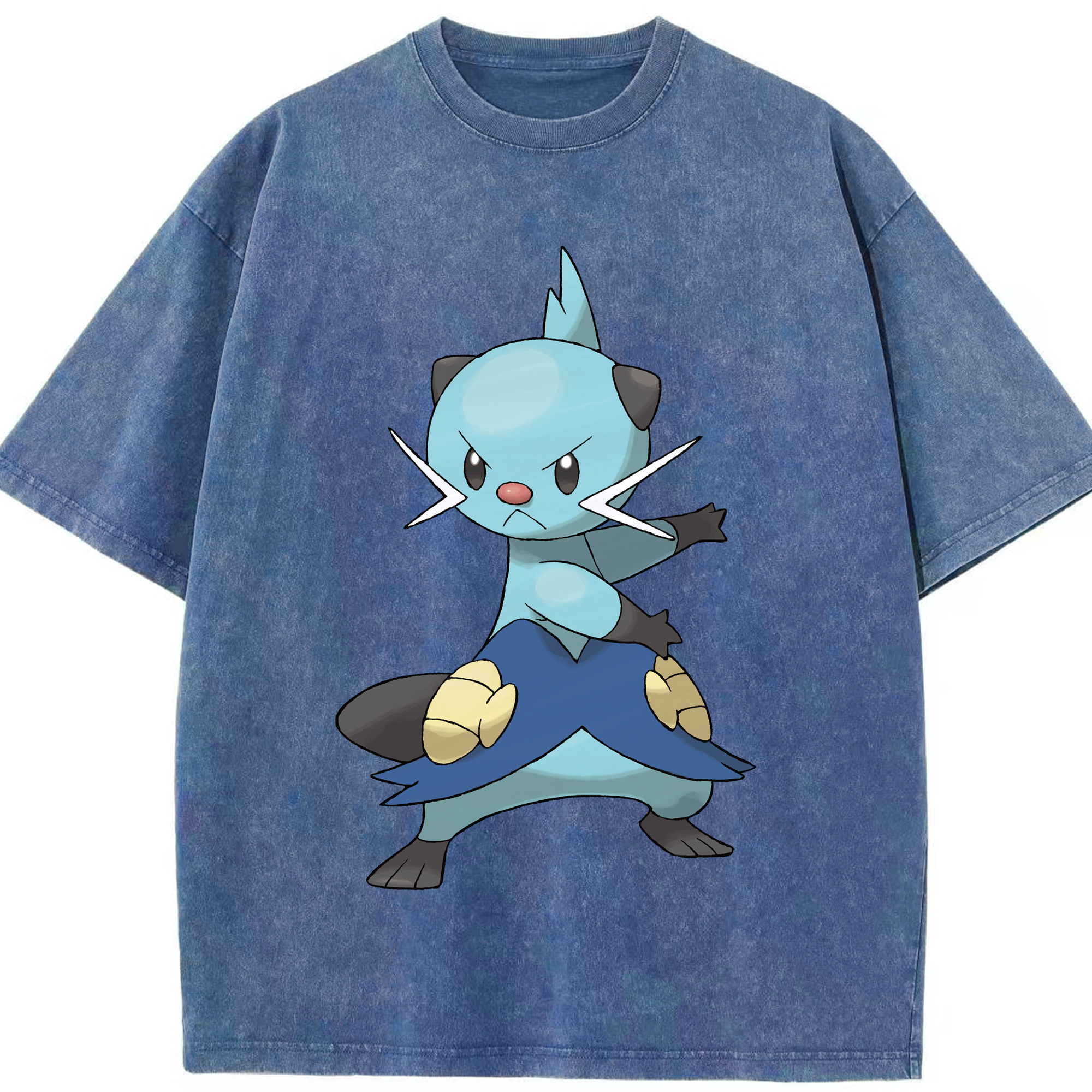 （画像用） ポケットモンスター Pokémon 綿100% ヴィンテージ風 半袖Tシャツ（フロントプリント）
