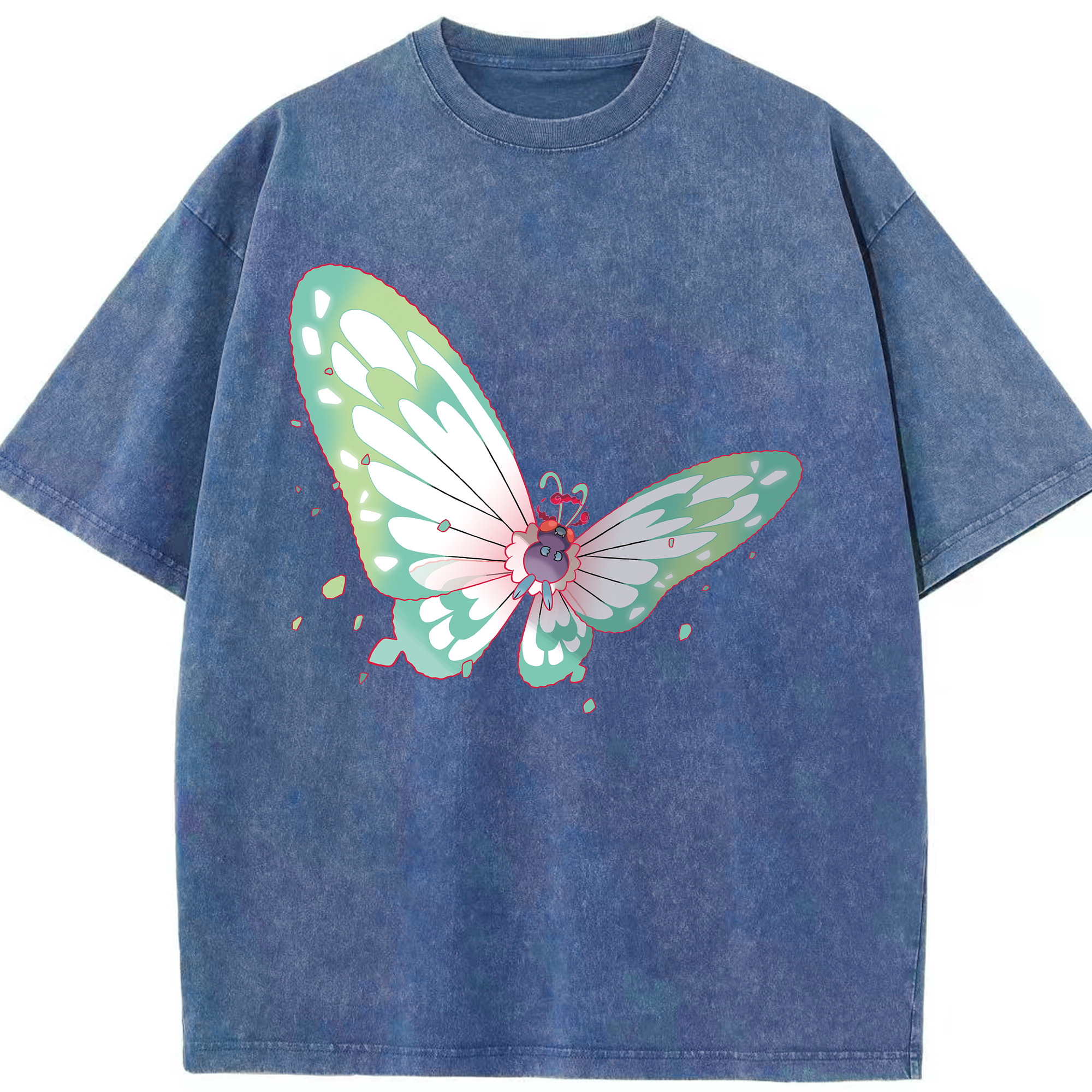 （画像用） ポケットモンスター Pokémon 綿100% ヴィンテージ風 半袖Tシャツ（フロントプリント）