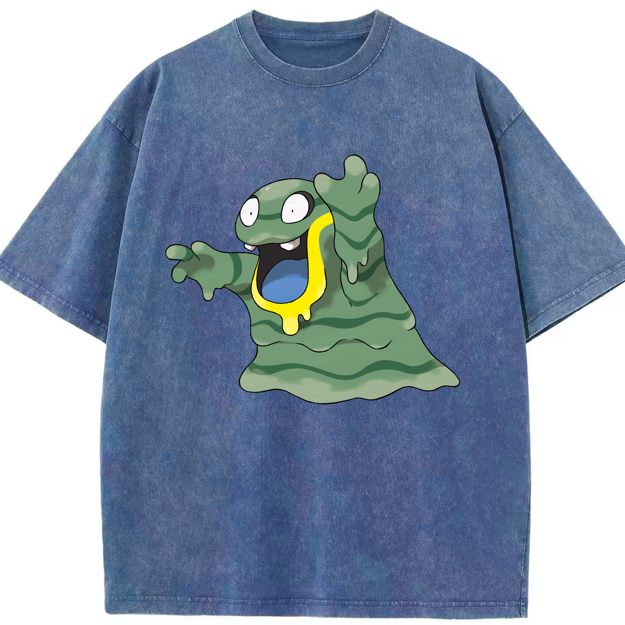 （画像用） ポケットモンスター Pokémon 綿100% ヴィンテージ風 半袖Tシャツ（フロントプリント）