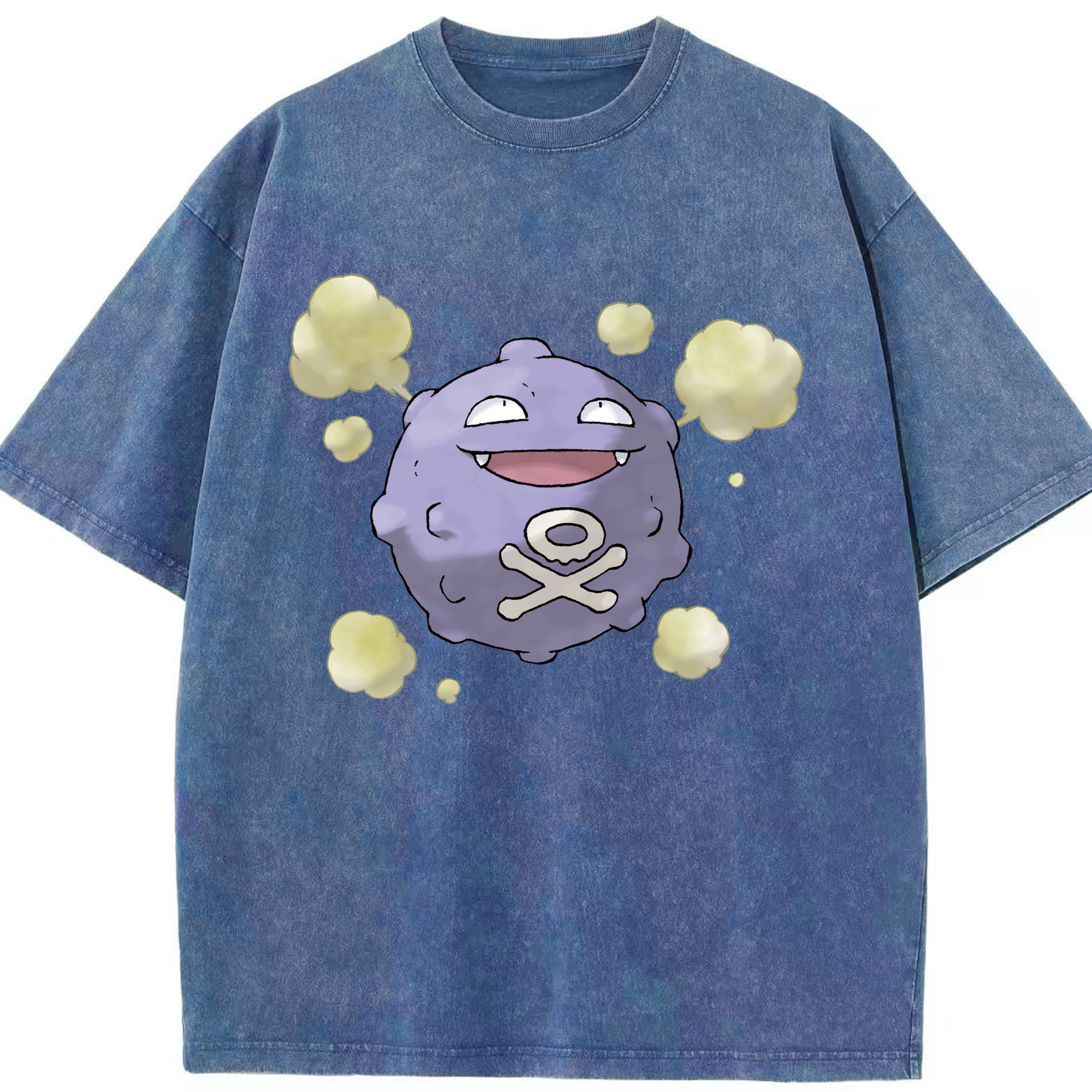 （画像用） ポケットモンスター Pokémon 綿100% ヴィンテージ風 半袖Tシャツ（フロントプリント）