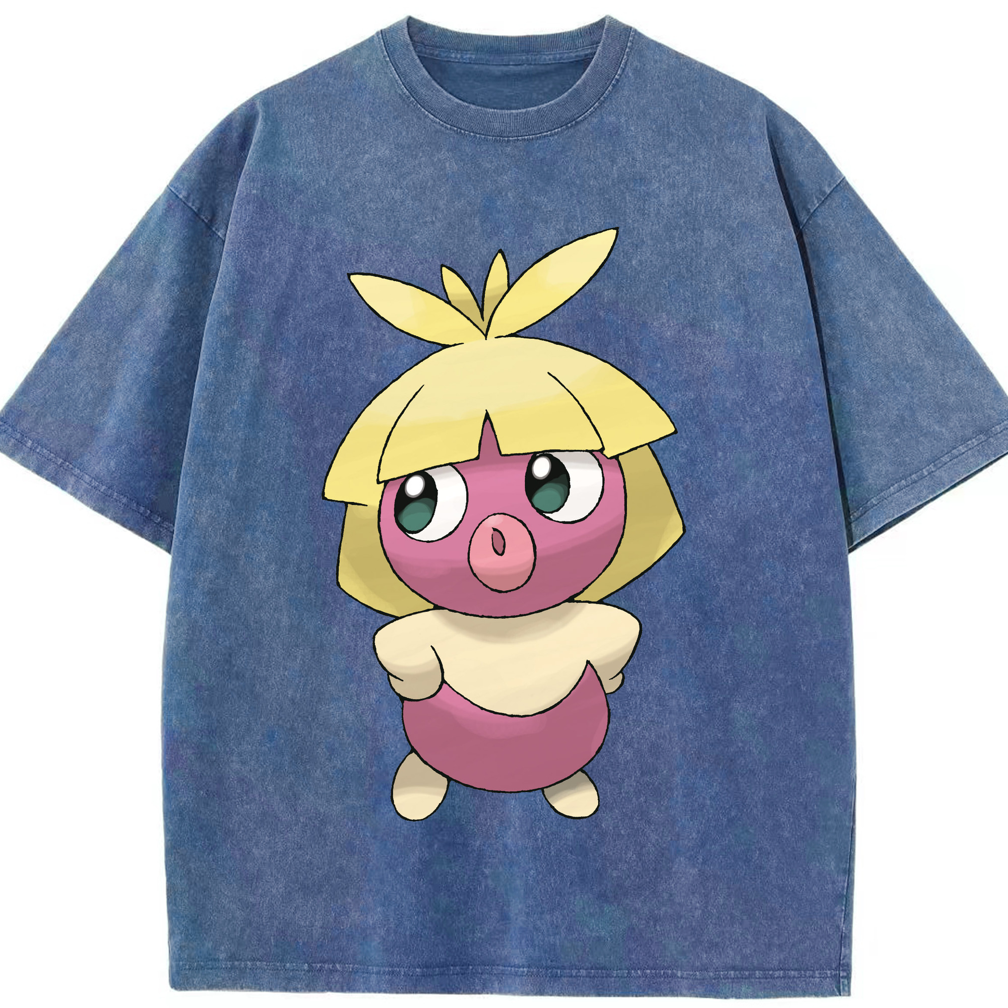 （画像用） ポケットモンスター Pokémon 綿100% ヴィンテージ風 半袖Tシャツ（フロントプリント）