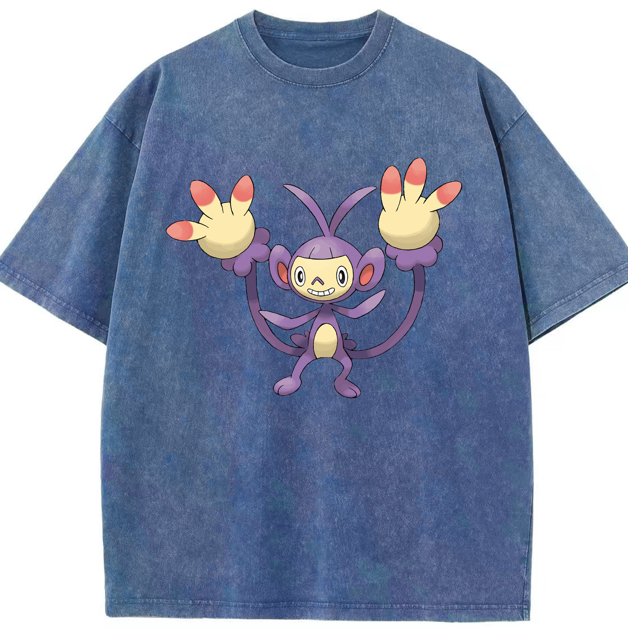 （画像用） ポケットモンスター Pokémon 綿100% ヴィンテージ風 半袖Tシャツ（フロントプリント）