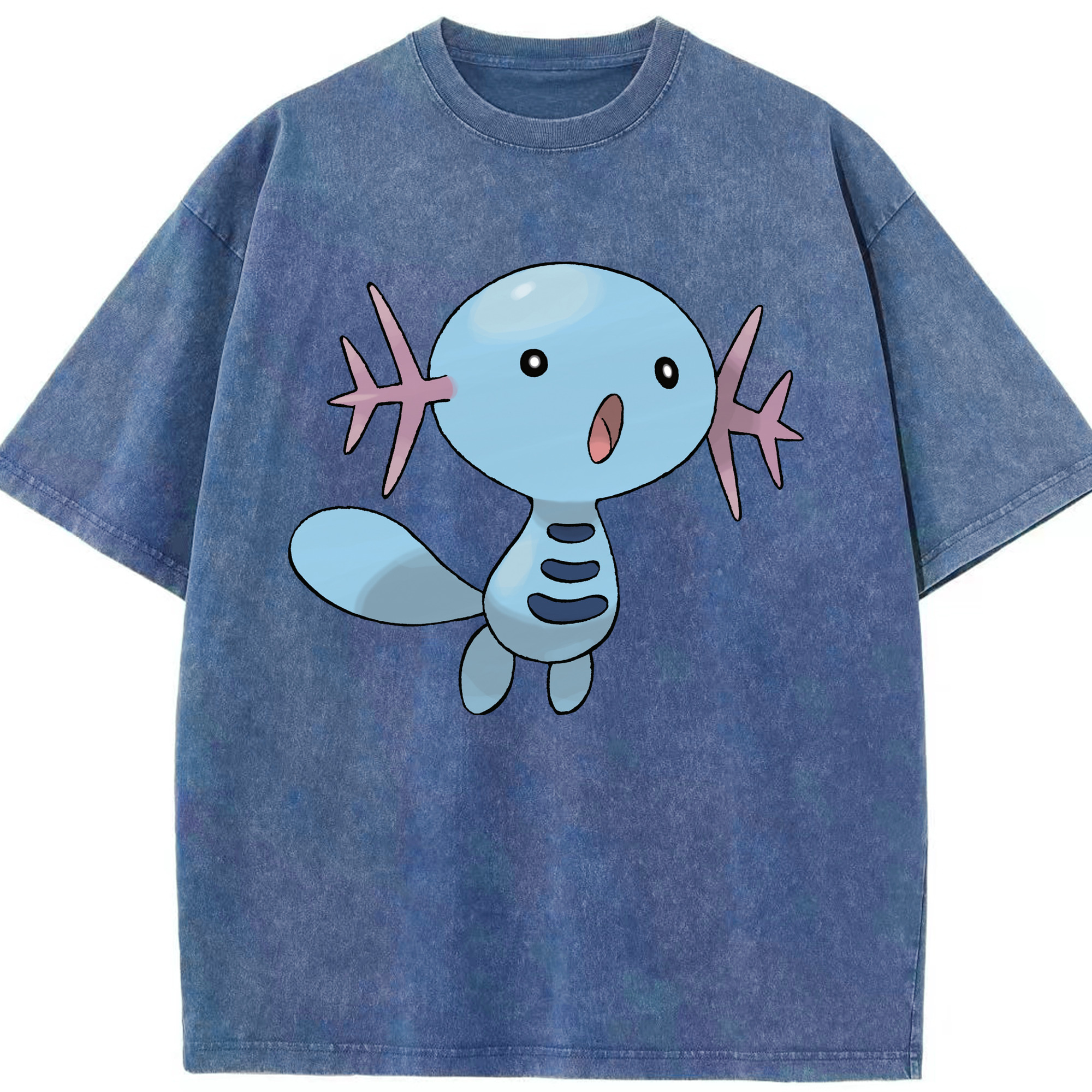 （画像用） ポケットモンスター Pokémon 綿100% ヴィンテージ風 半袖Tシャツ（フロントプリント）