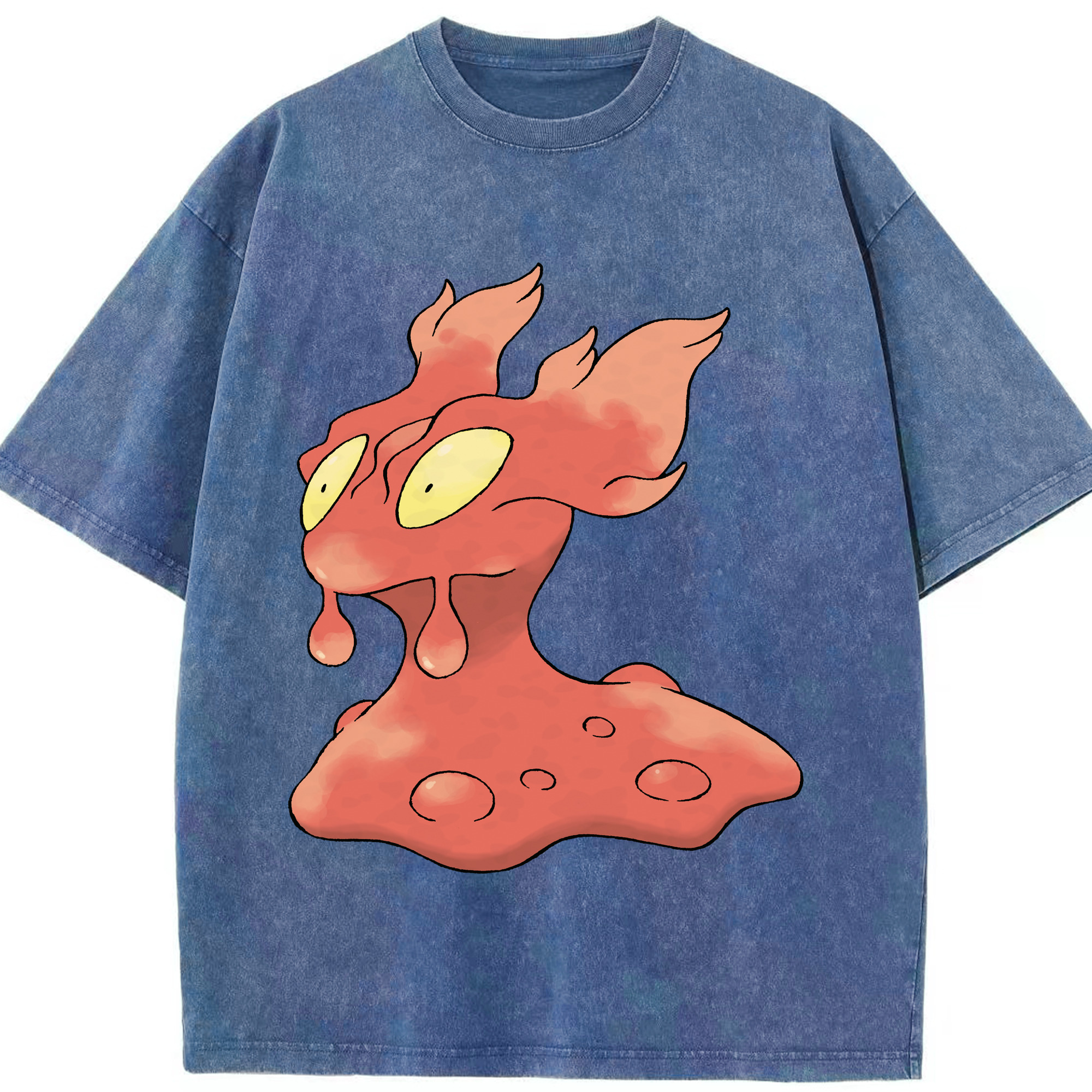 （画像用） ポケットモンスター Pokémon 綿100% ヴィンテージ風 半袖Tシャツ（フロントプリント）